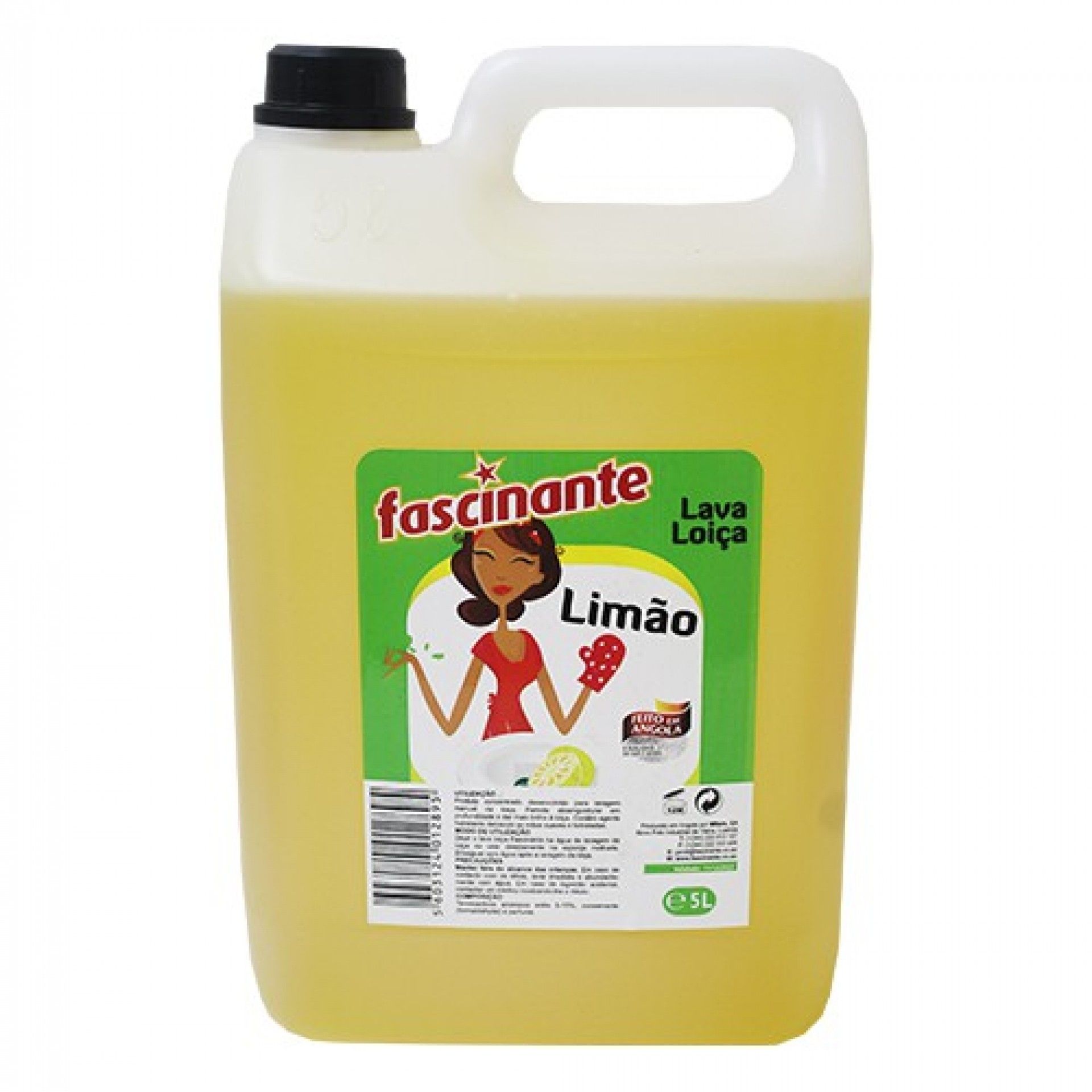 Deterg. lava loiça fascinante 5l limao