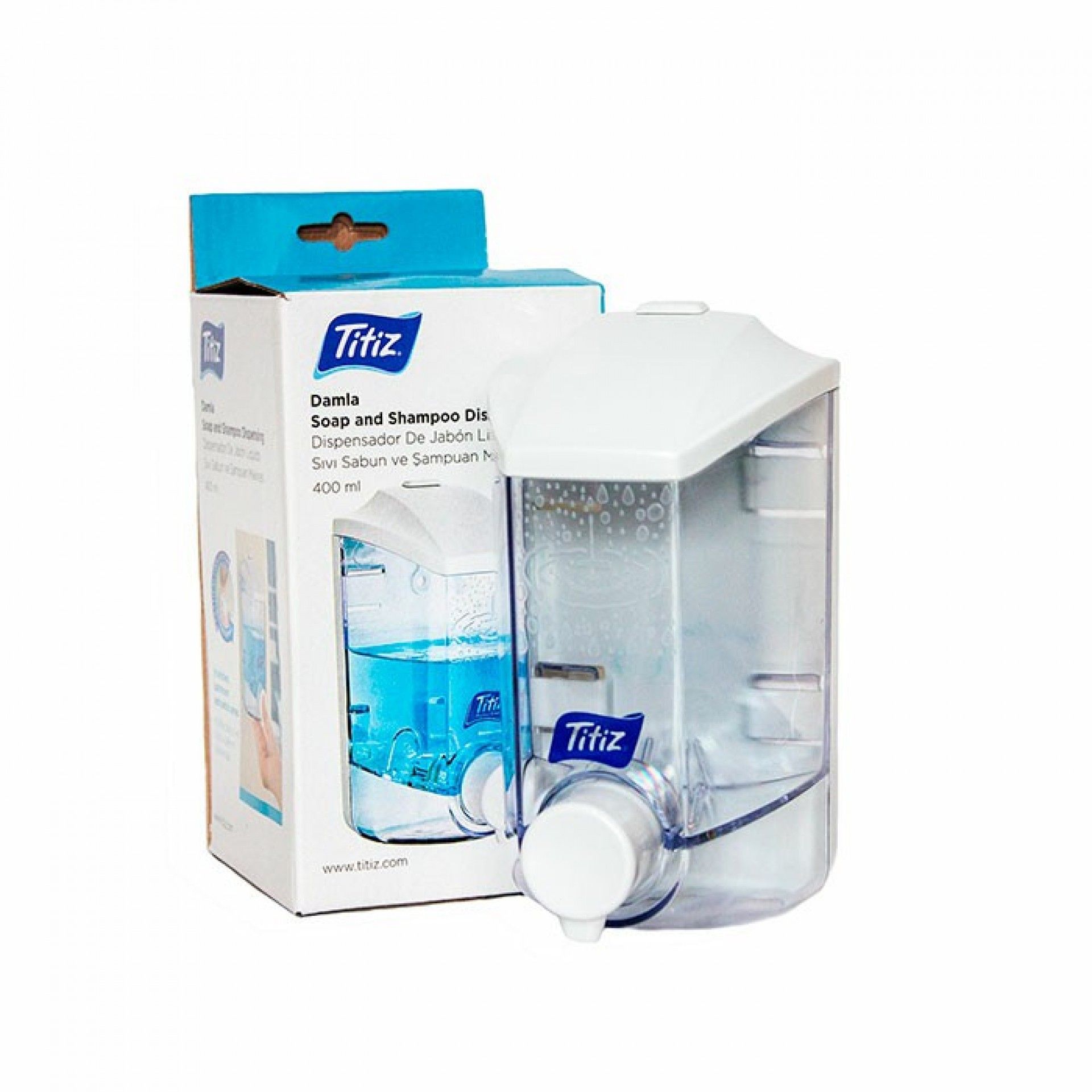 Doseador sabonete liquido titiz 400ml