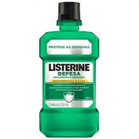 Elixir listerine 250ml dentes e gengiva