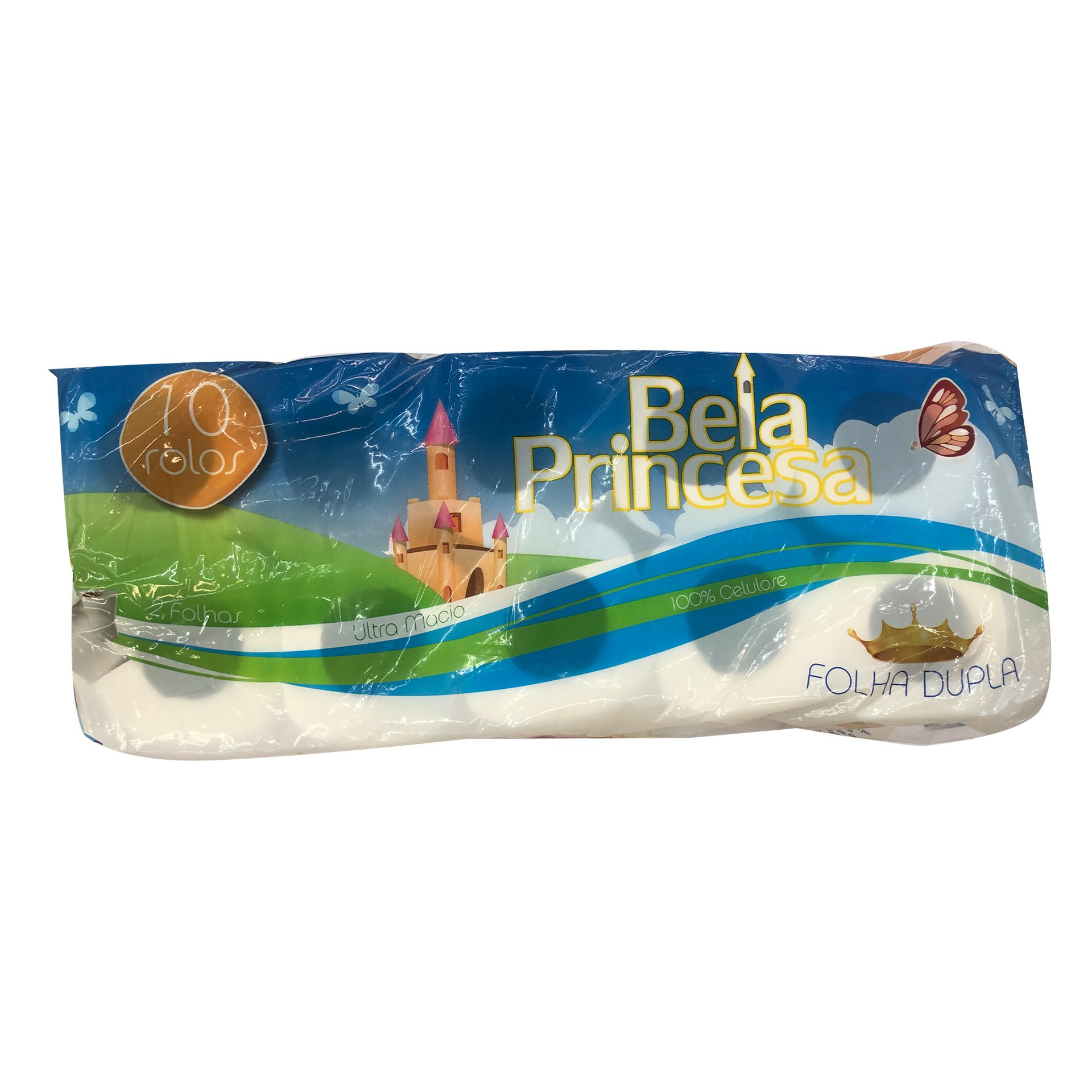 Papel higienico bela princesa 10 rolos
