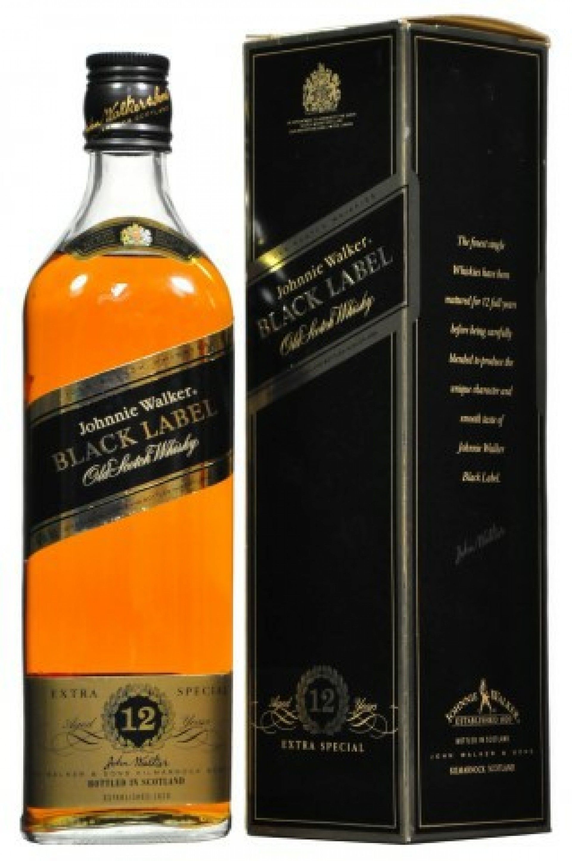 Whisky johnnie walker black 0,75l