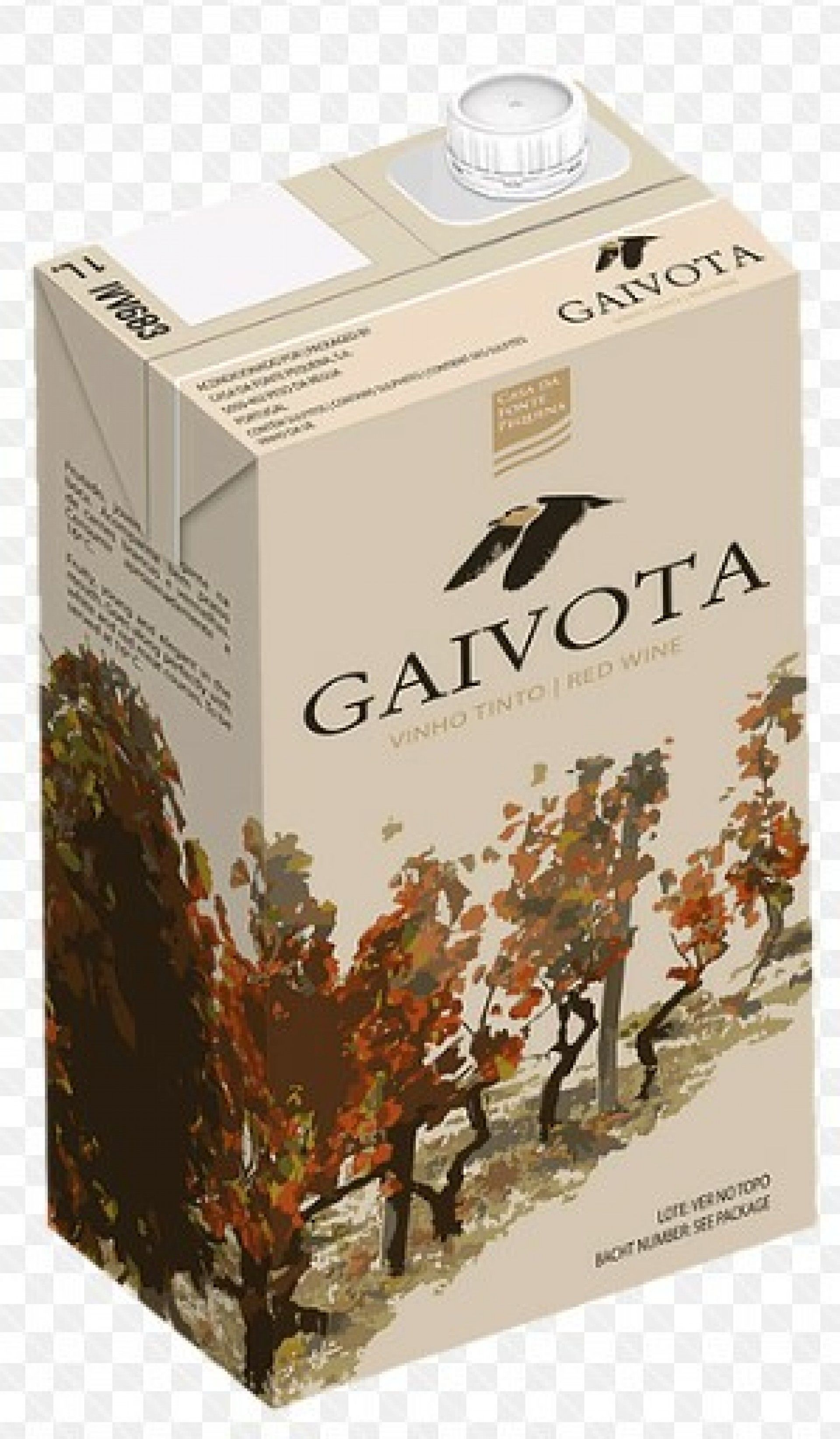 Vinho branco gaivota tetra 1l