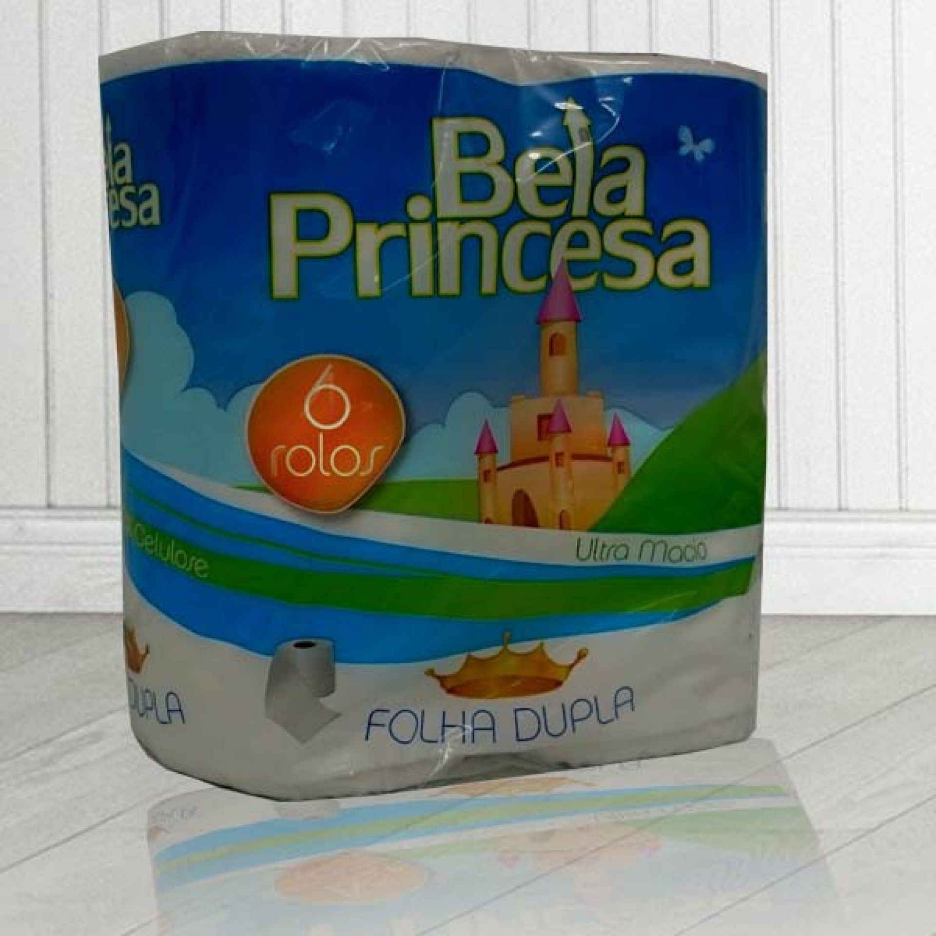 Papel higienico bela princesa 6 rolos