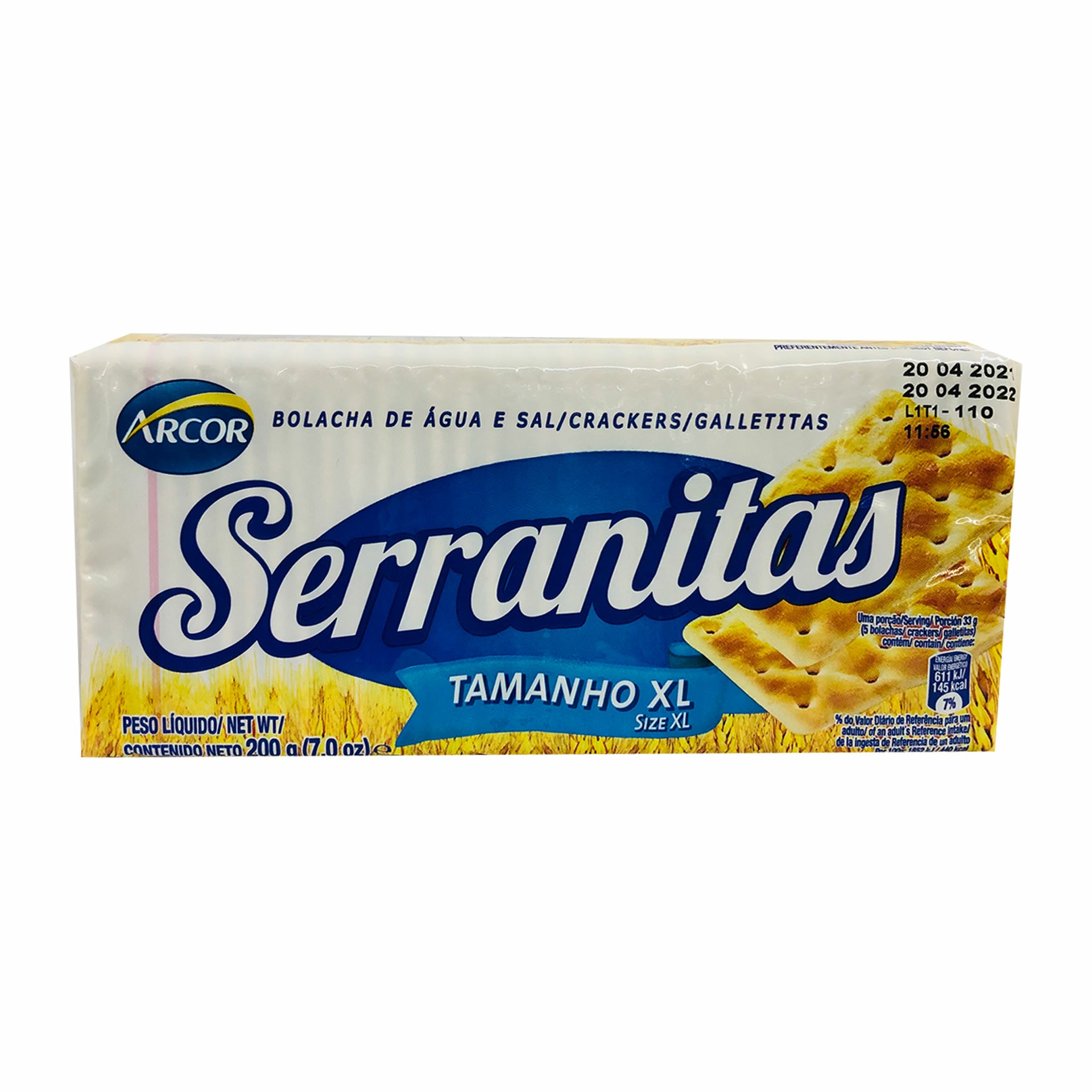 Bolacha agua sal serranitas 200gr