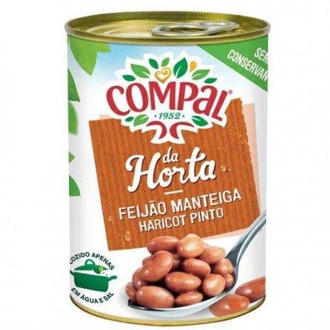 Feijao manteiga compal 410gr