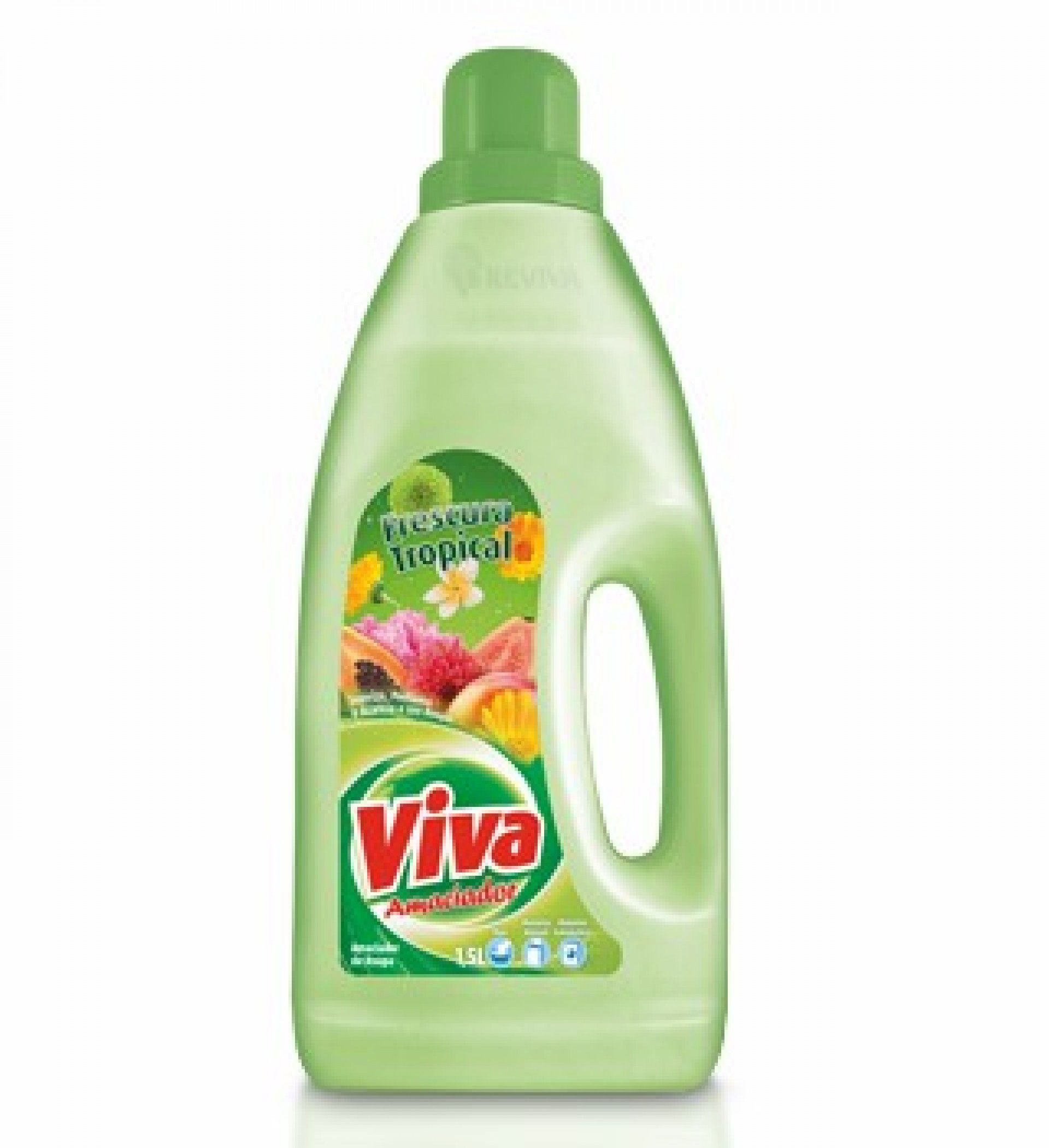 Amaciador roupa viva 1,5l frescura tropical