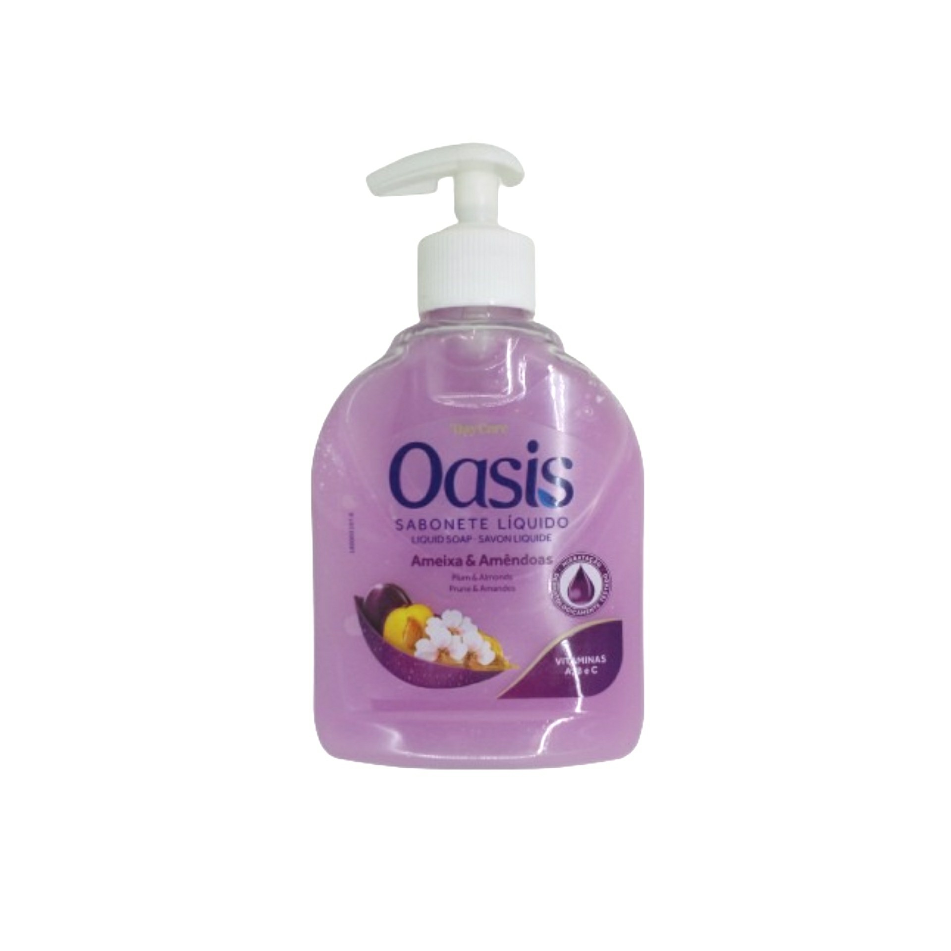 Sabonete liquido oasis 300ml ameixa/amendoas doces