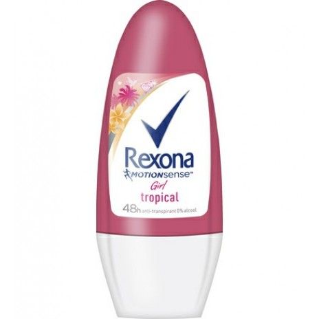 Desod. rexona roll on 50ml tropical