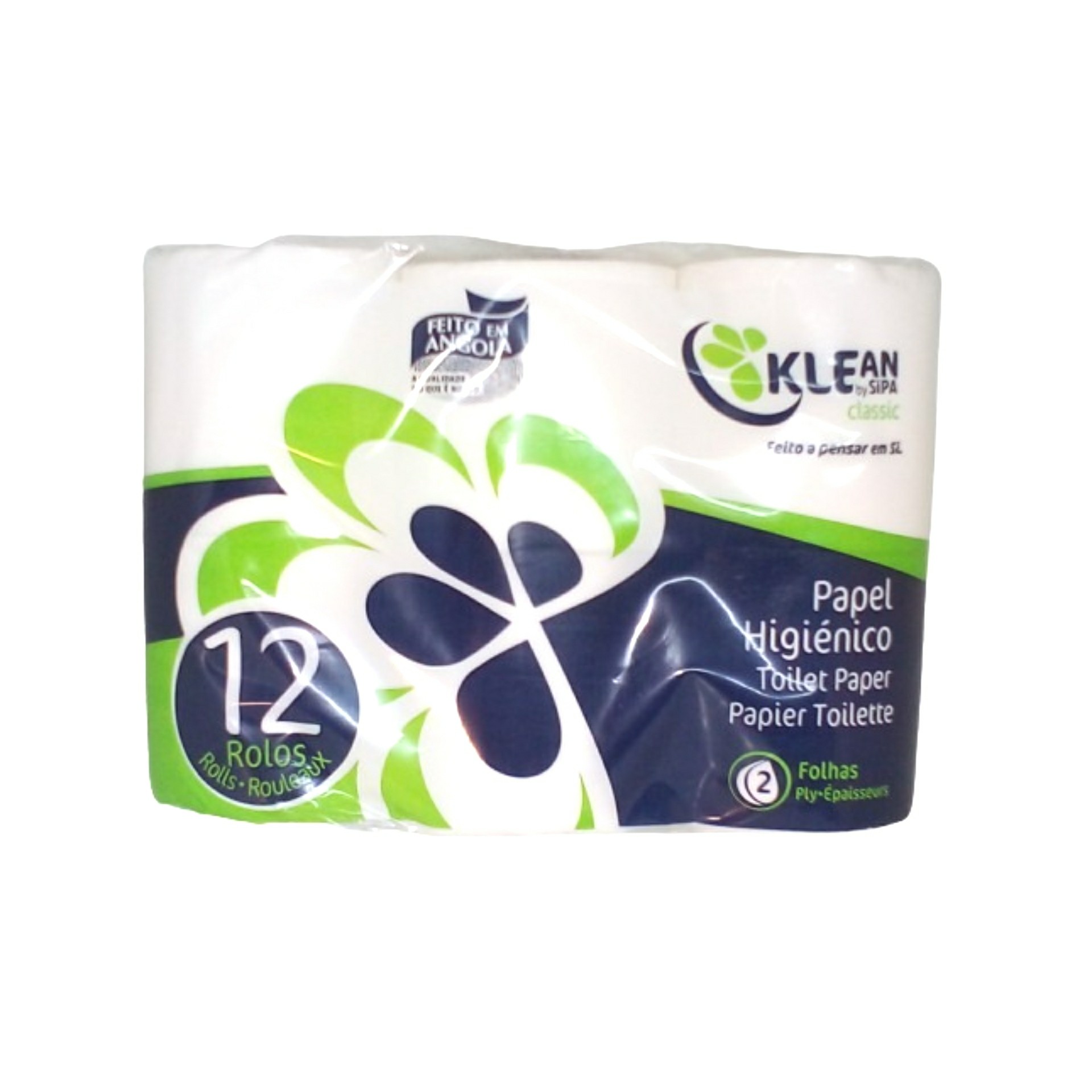 Papel higienico klean classic 12rolos
