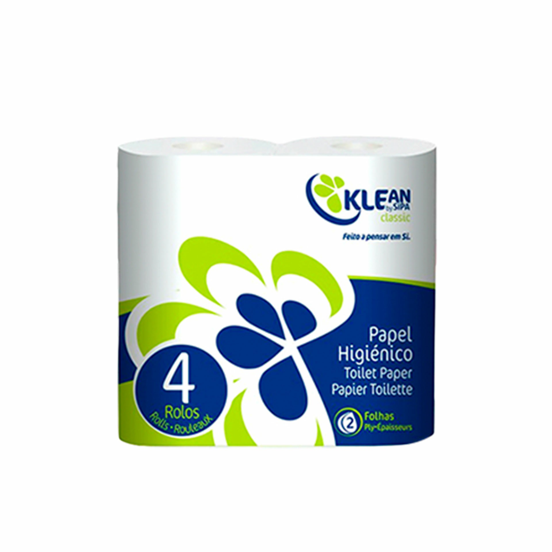 Papel higienico klean classic 4rolos