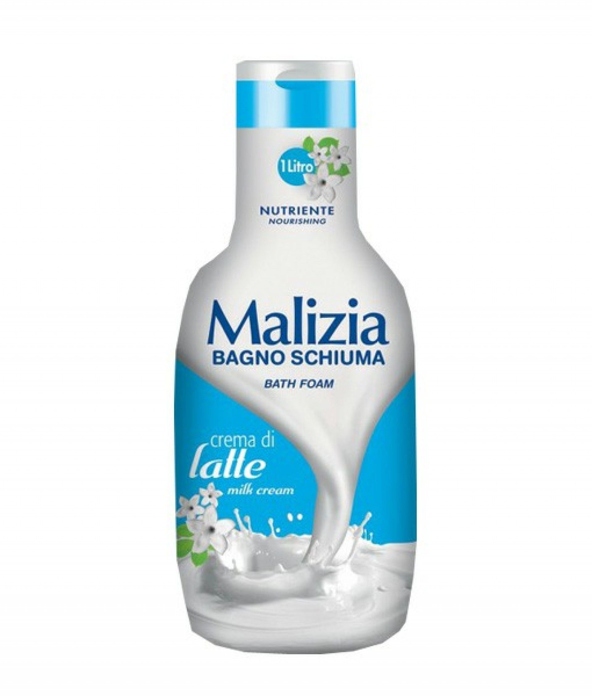 Gel banho malizia 1l creme leite