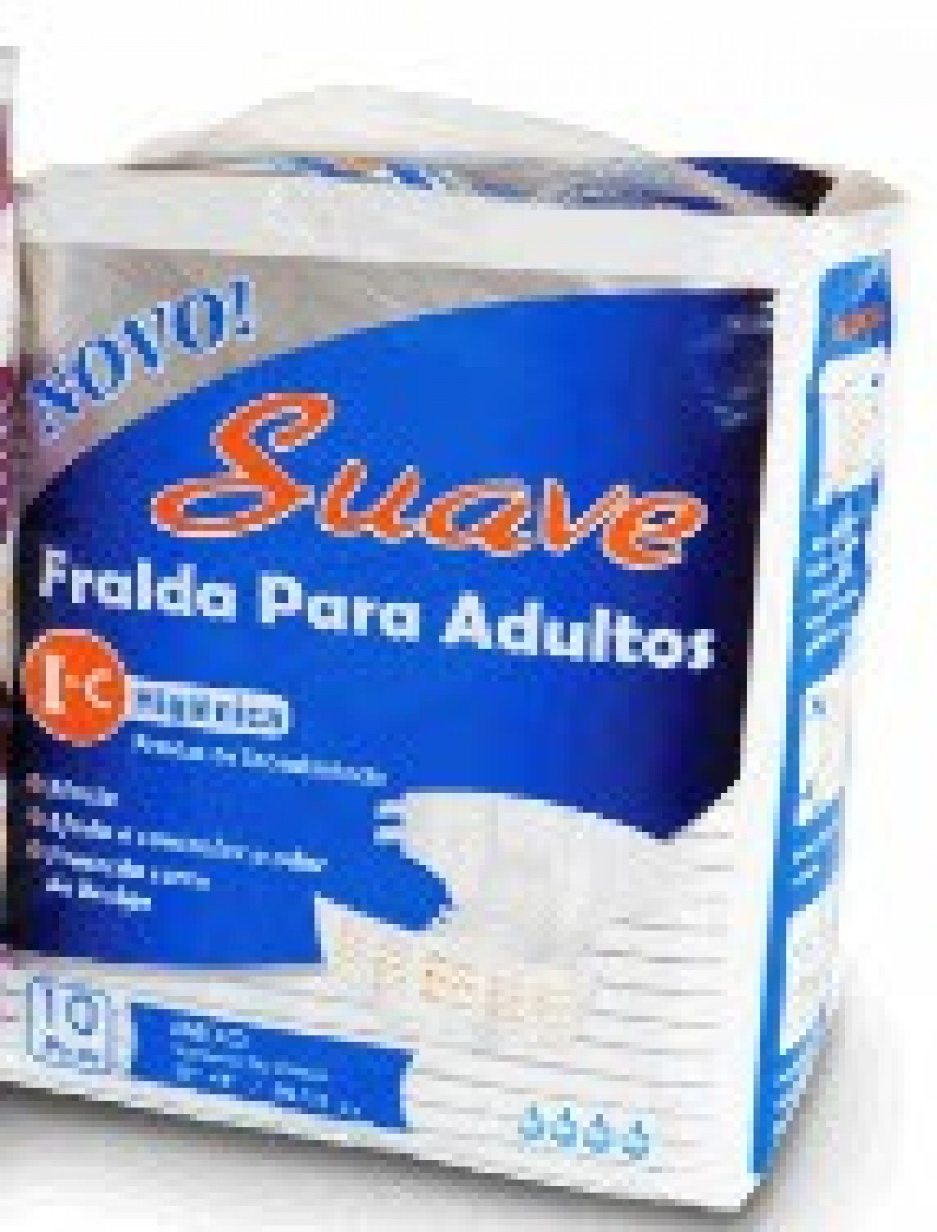 Fralda descartavel adulto suave medio 10un