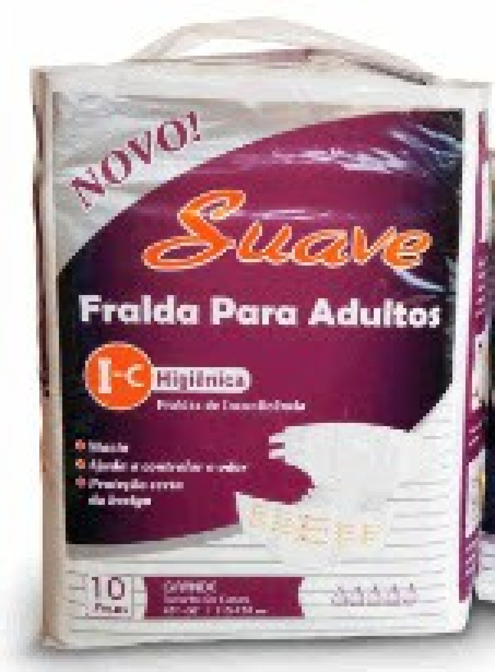 Fralda descartavel adulto suave grande 10un