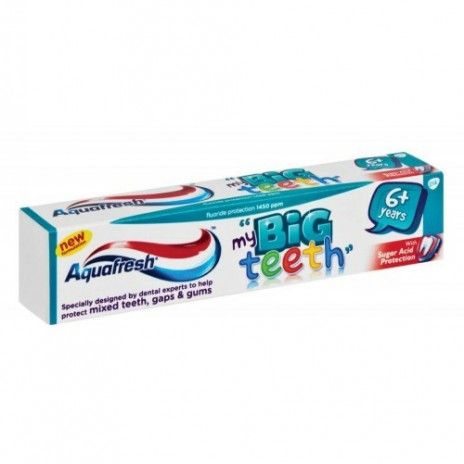 Dentifrico aquafresh big teeth 6+ 50ml