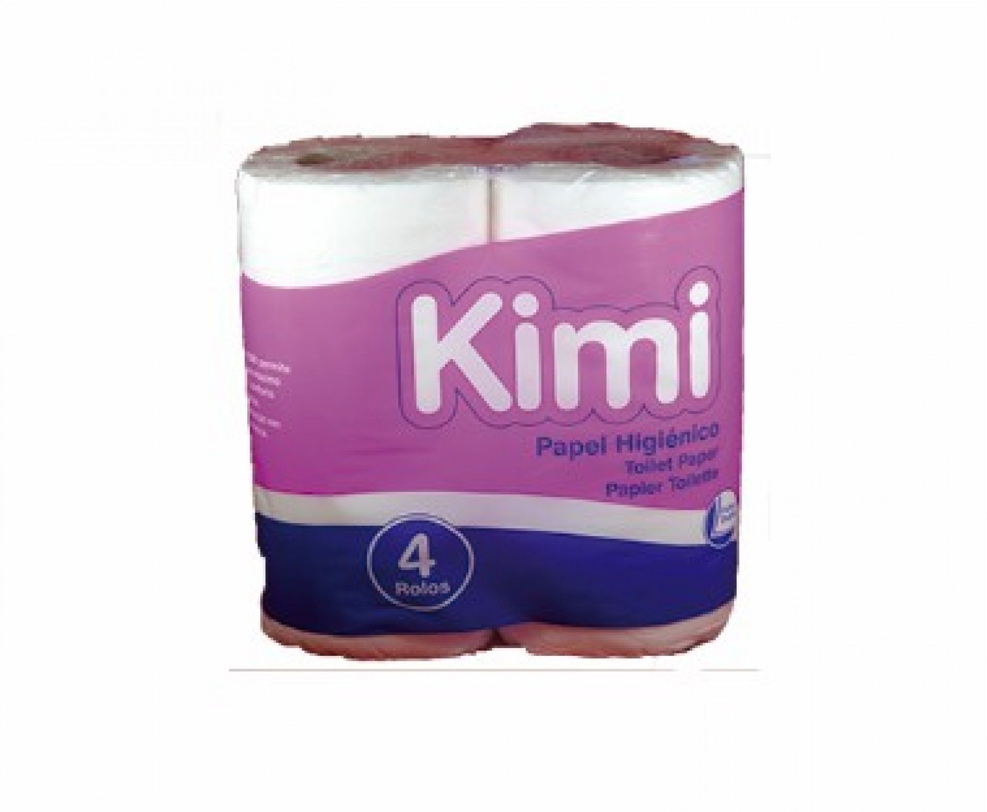 Papel higienico kimi fdupla 4 rolos