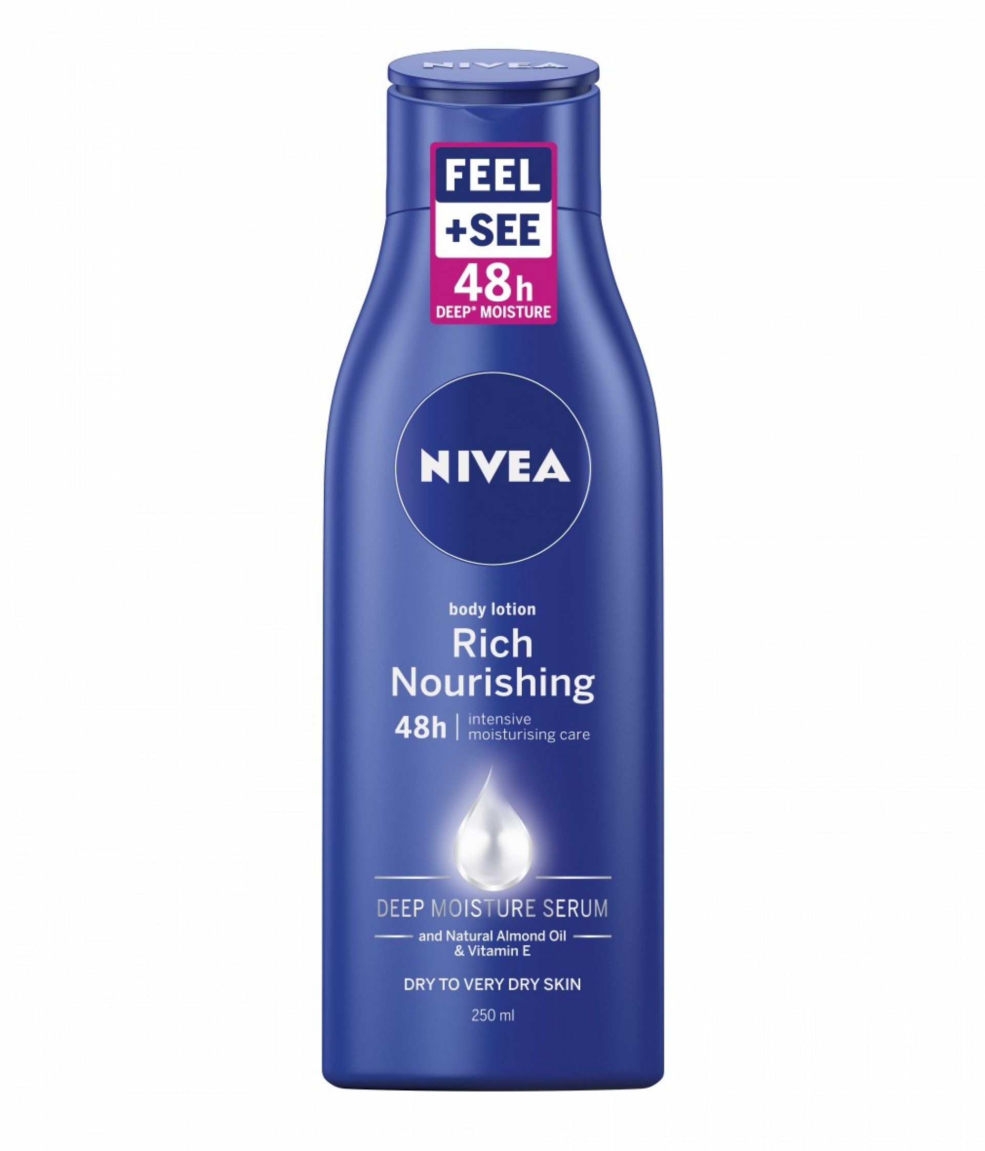 Body lotion nivea 250ml rich noriching