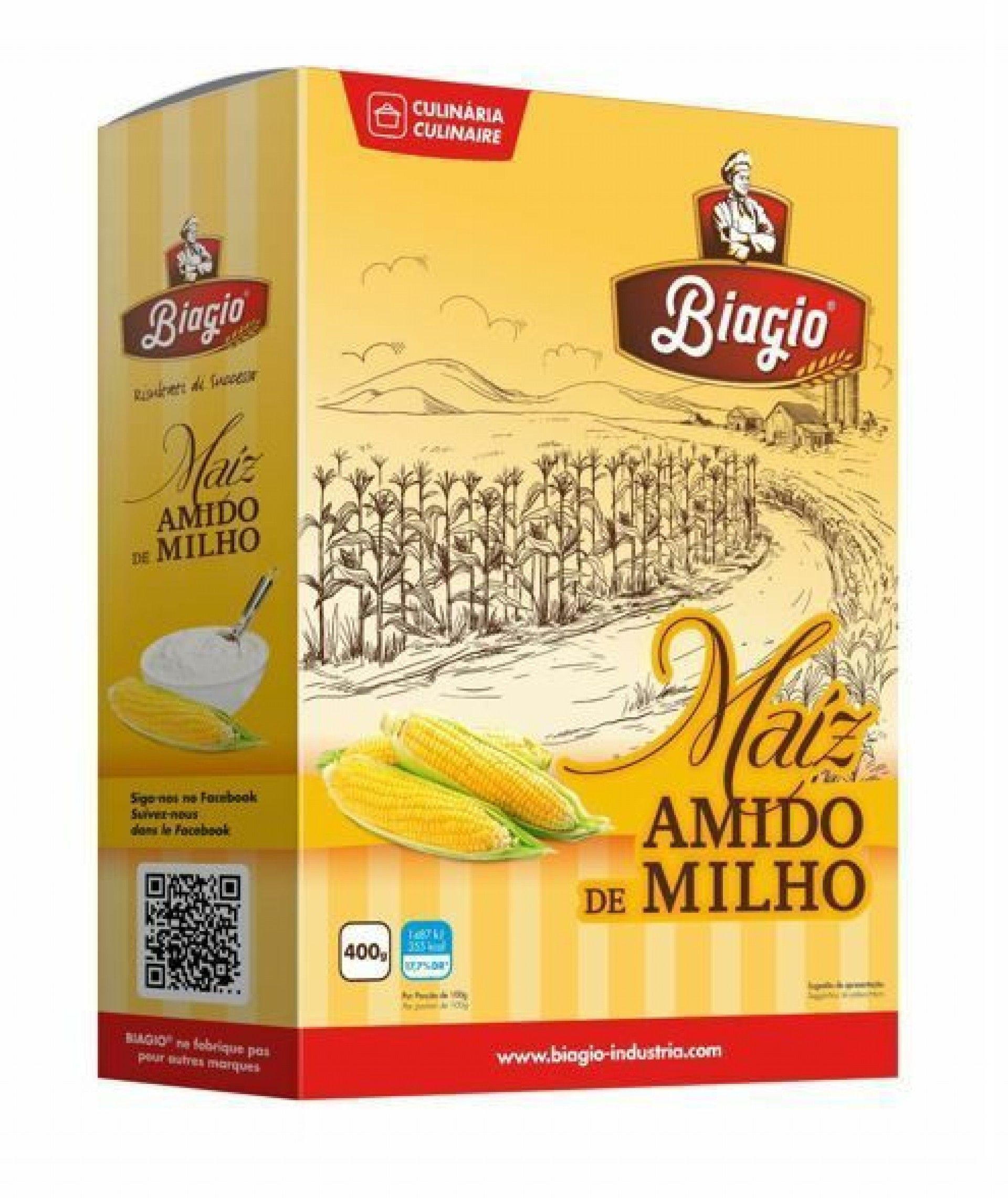 Farinha amido milho biagio maiz 400gr