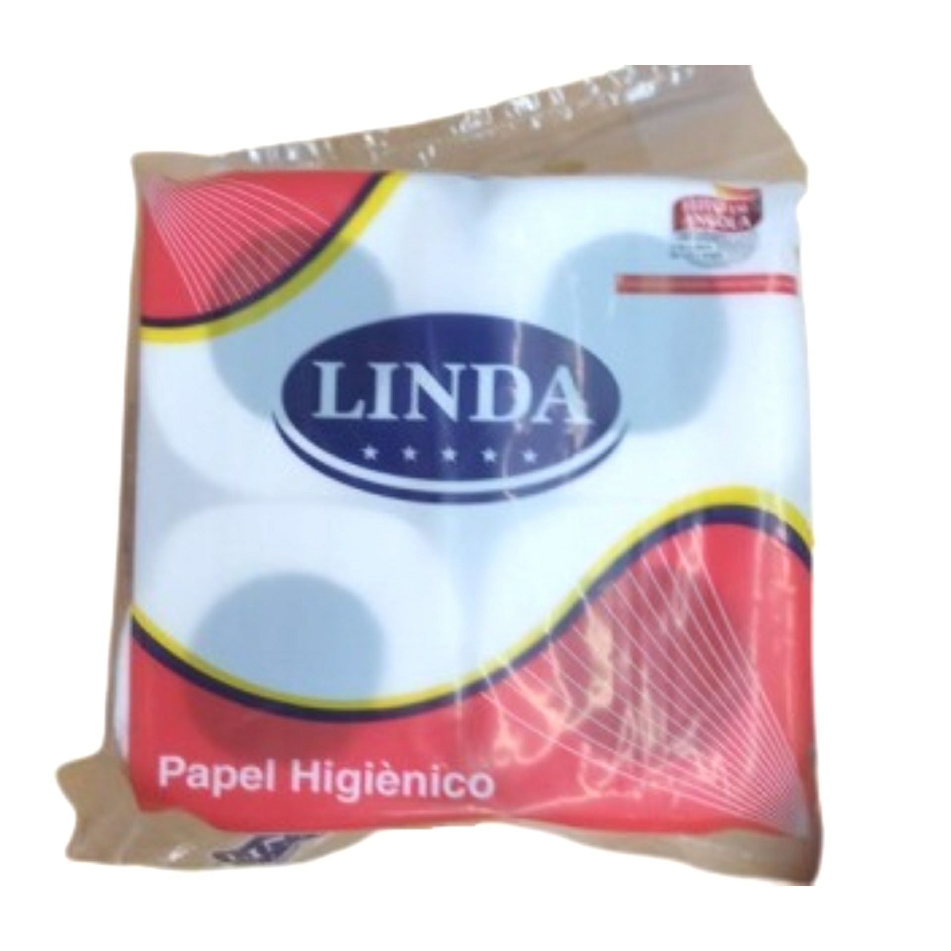Papel higienico linda 4 rolos
