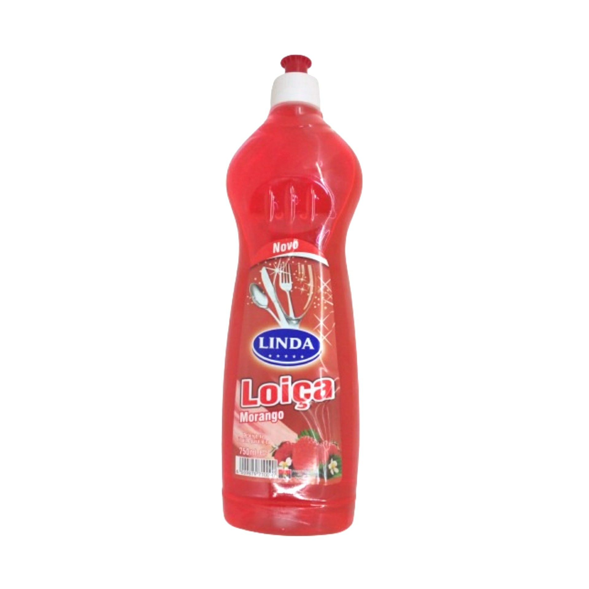 Deterg. lava loiça linda 750ml morango