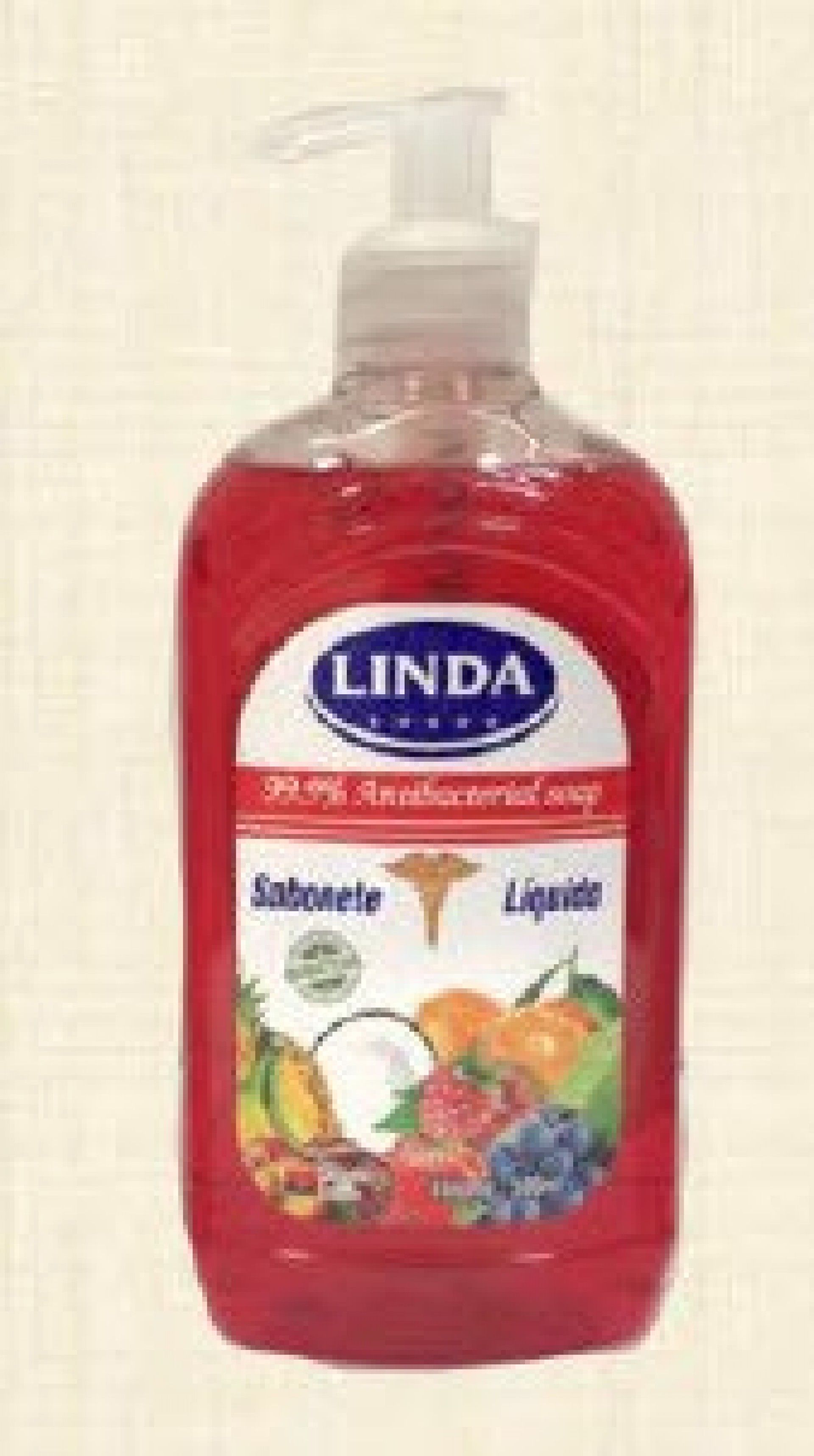 Sabonete liquido linda 500ml laranja