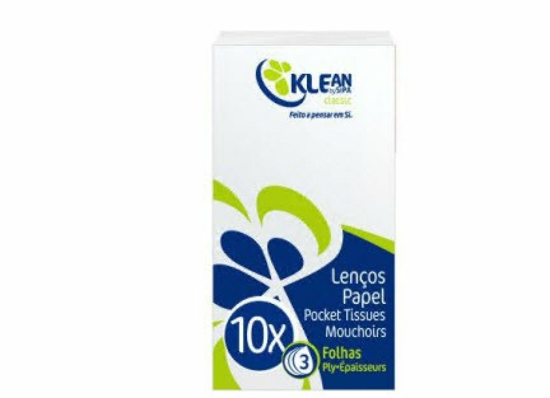 Lenços papel klean classic conj.6un