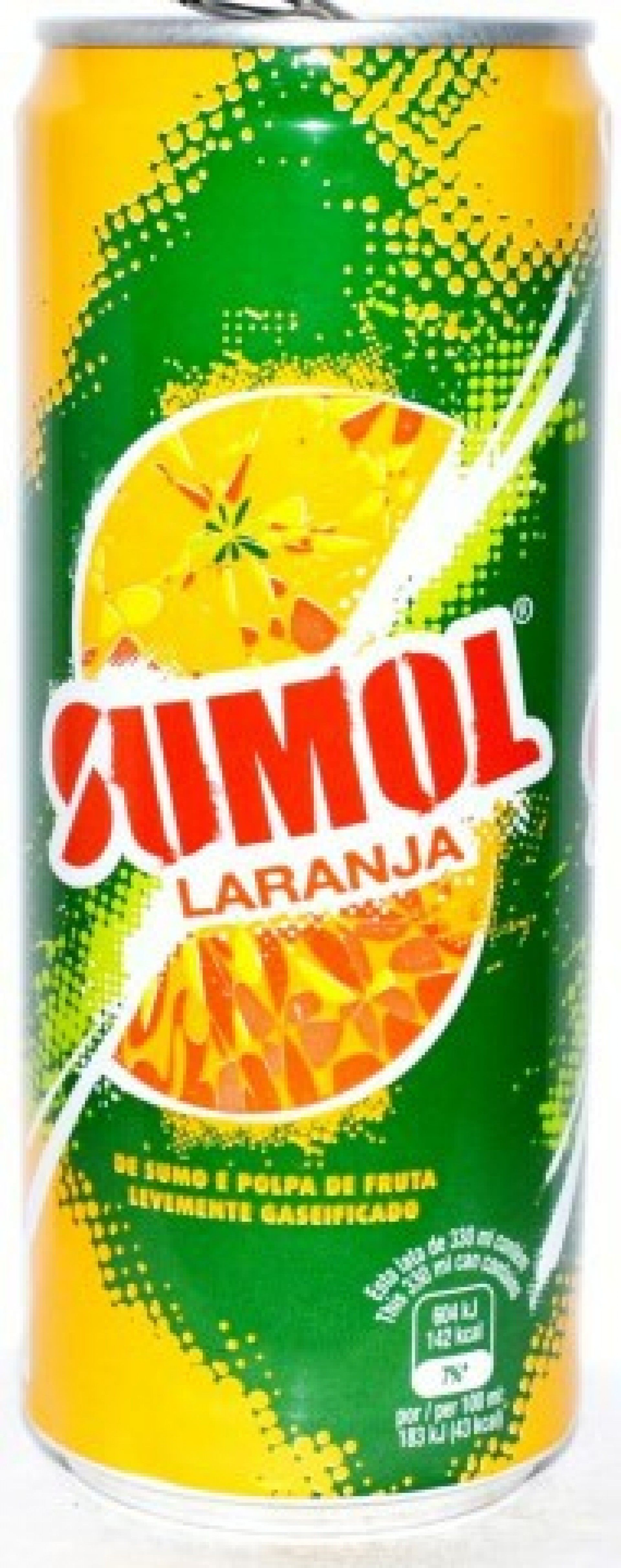Refrig. sumol lata 0,33l laranja