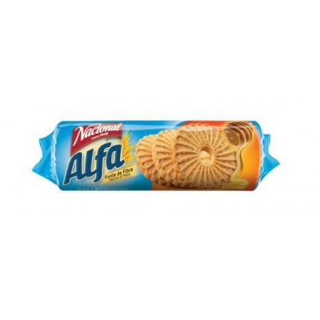 Bolacha nacional alfa 180gr Bolacha nacional alfa 180gr