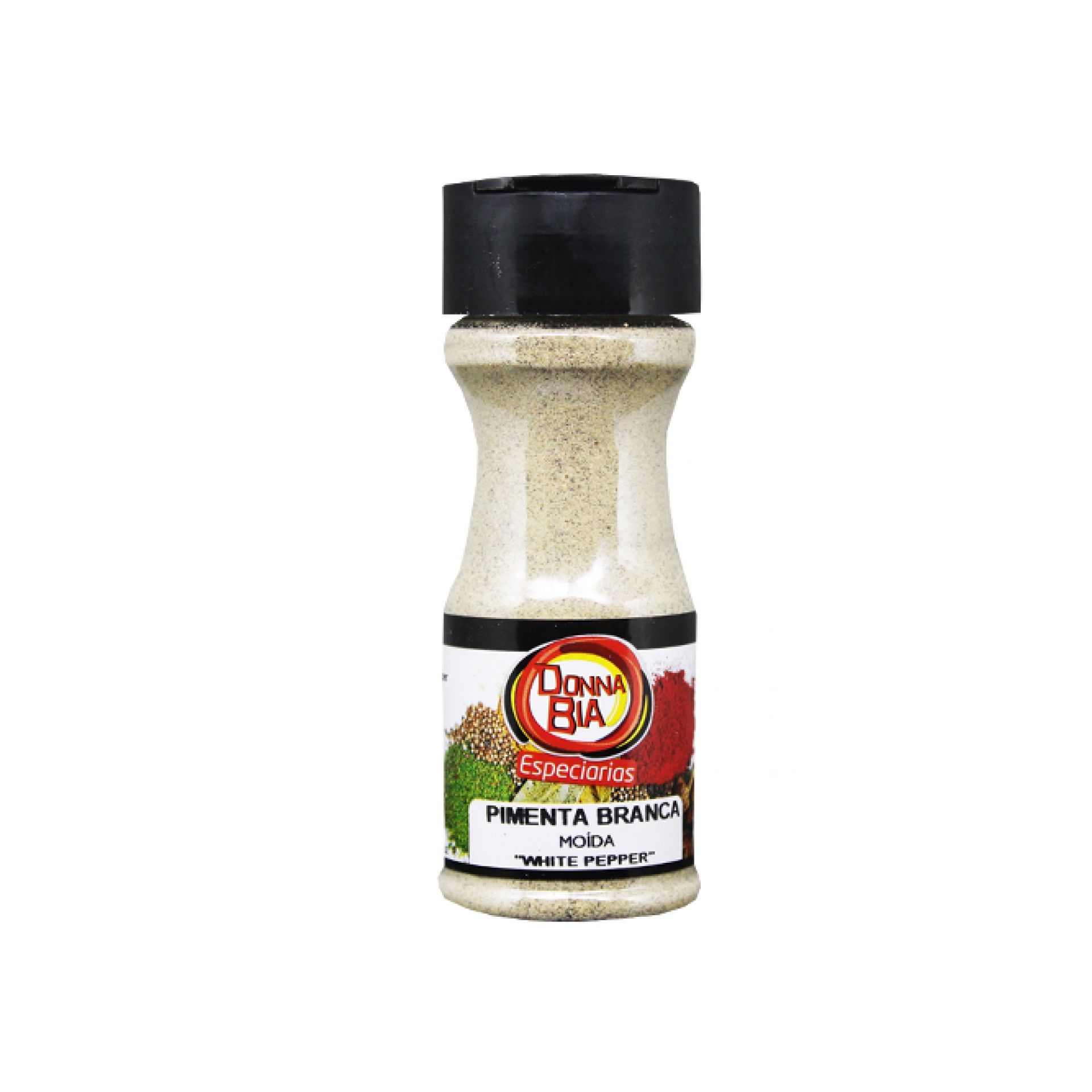 Pimenta branca moida donna bia frasco 85ml