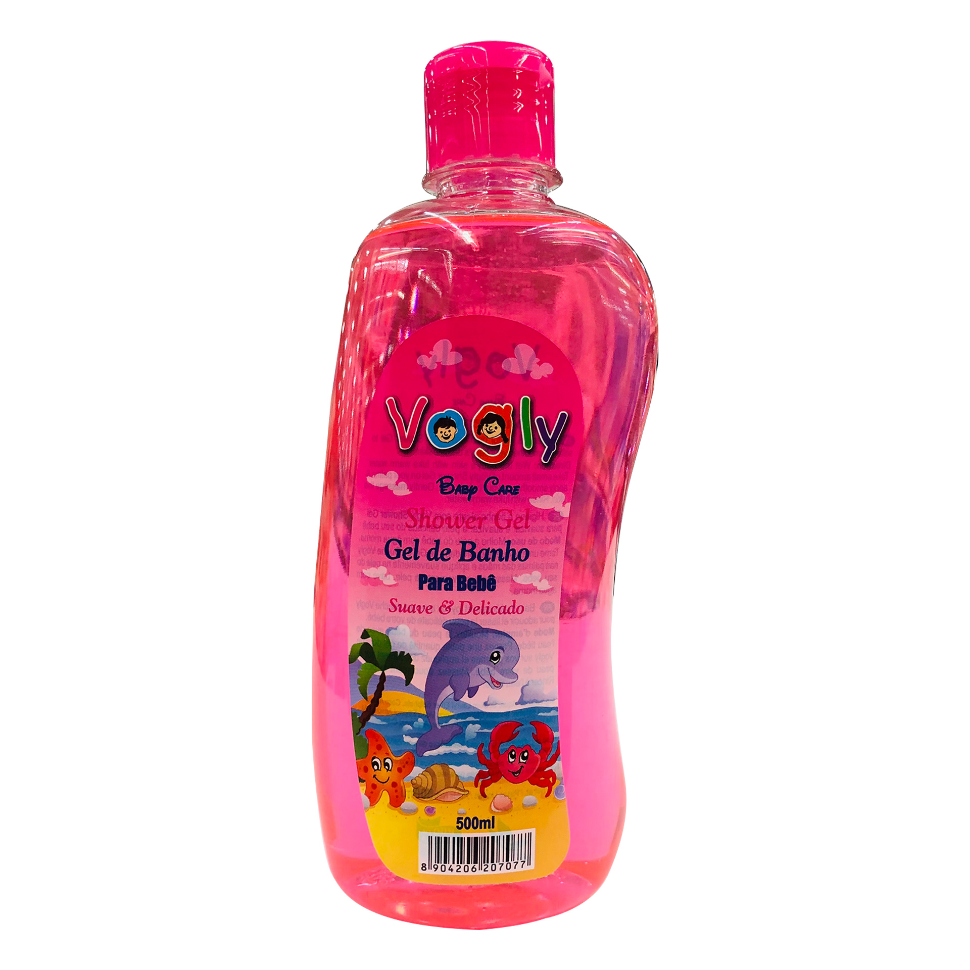 Gel banho gel care vogly 500ml pink