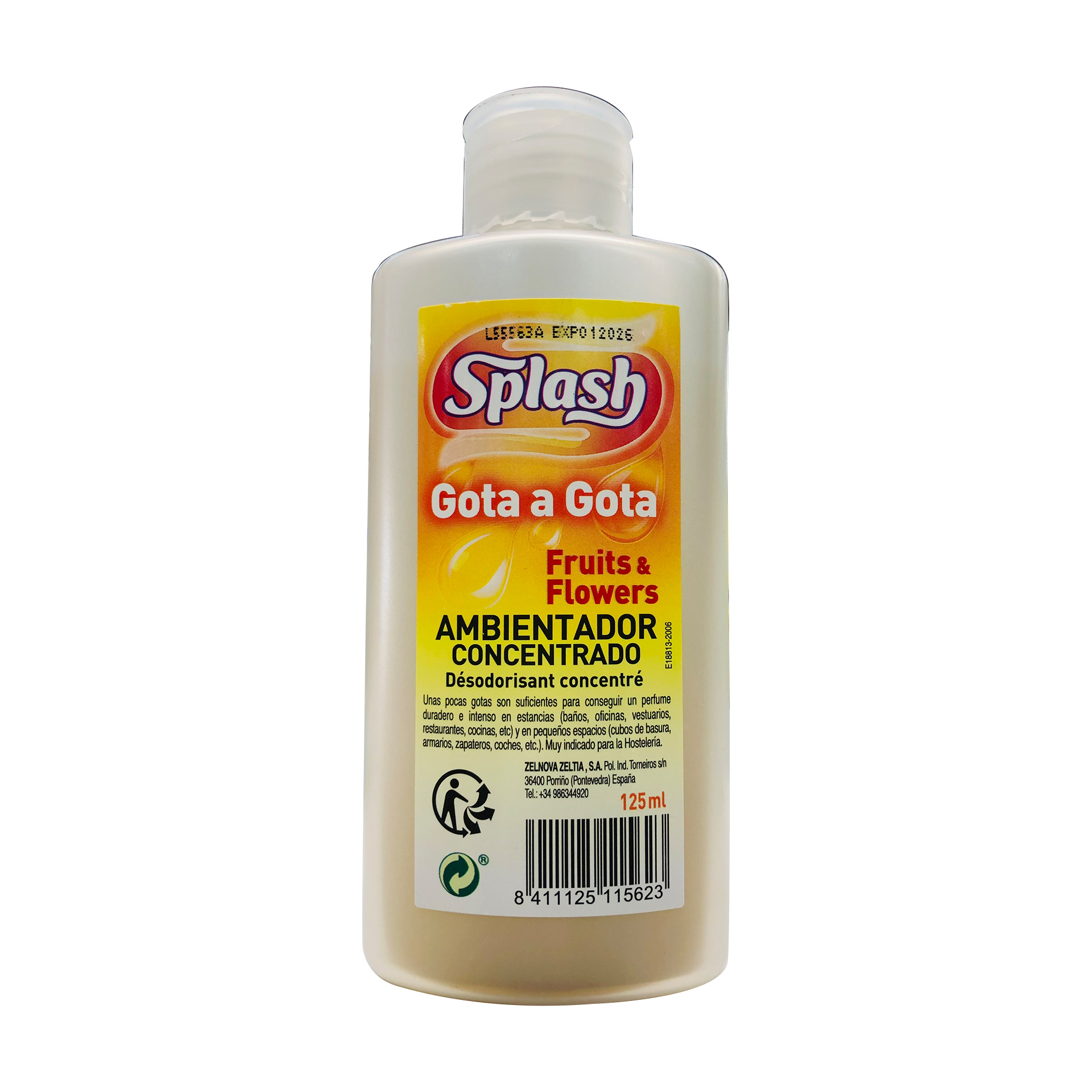 Ambientador gota a gota splash 125ml fruits&flor