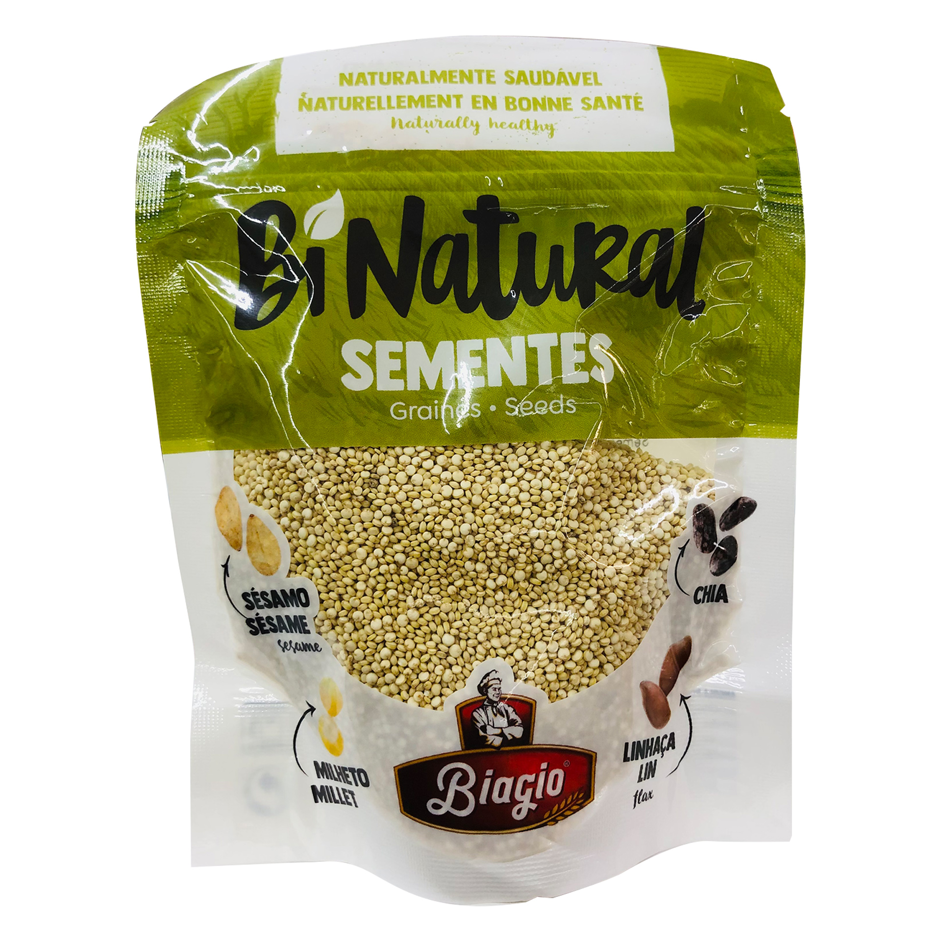 Sementes biagio bi´natural 100gr quinoa branca