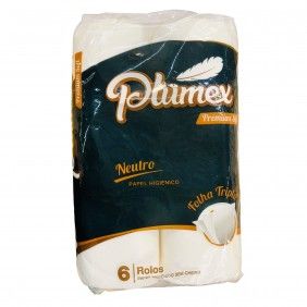 Papel higienico plumex premium soft 6rolos