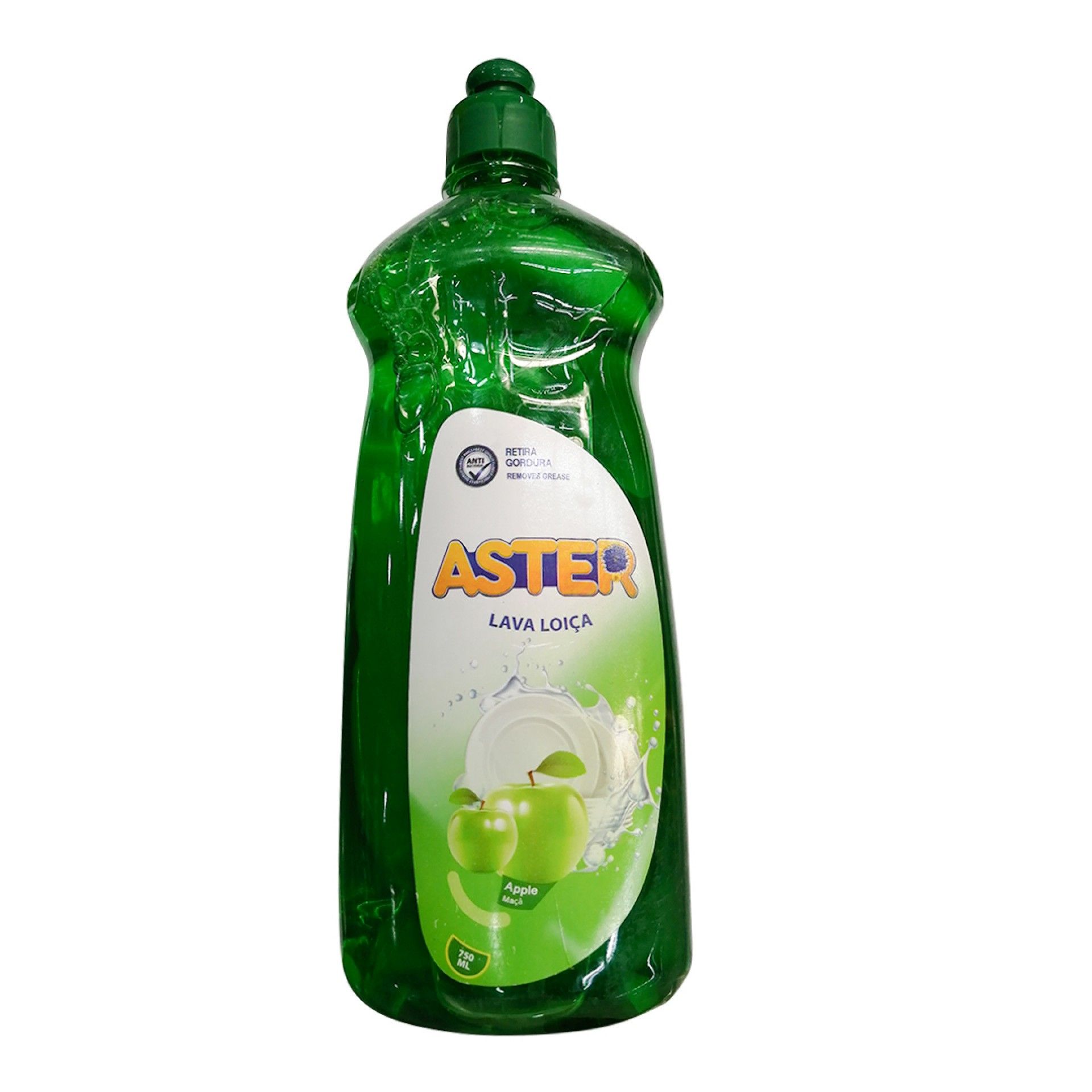 Deterg. lava loiça aster 750ml maça