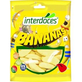 Gomas guloseimas interdoces 90gr bananas