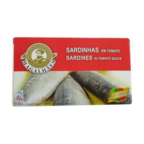 Sardinhas em tomate magalhaes 125gr