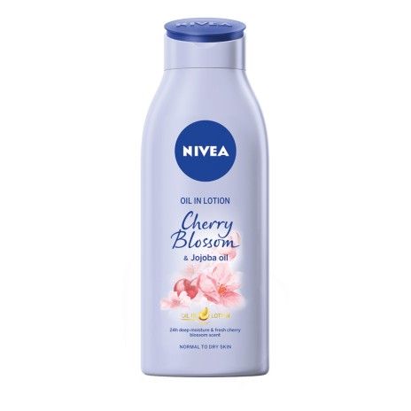 Body lotion nivea 400ml cherry blossom jojoba