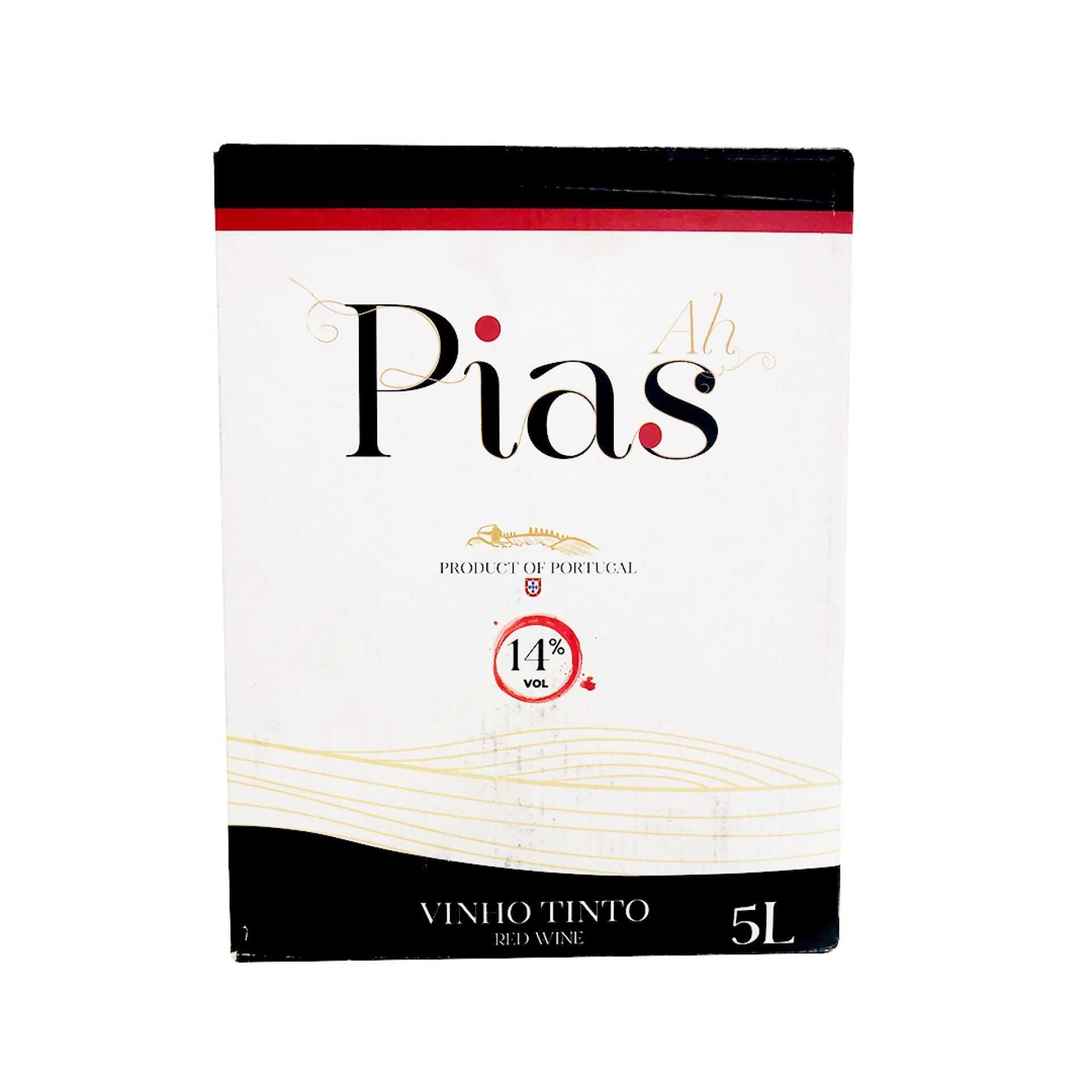 Vinho tinto ah pias bib 5l