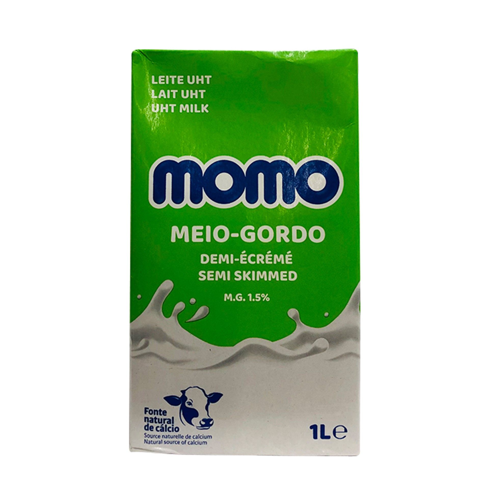 Leite meio gordo momo uht basico 1lt
