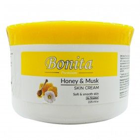 Creme nutritivo bonita 225ml honey & musk
