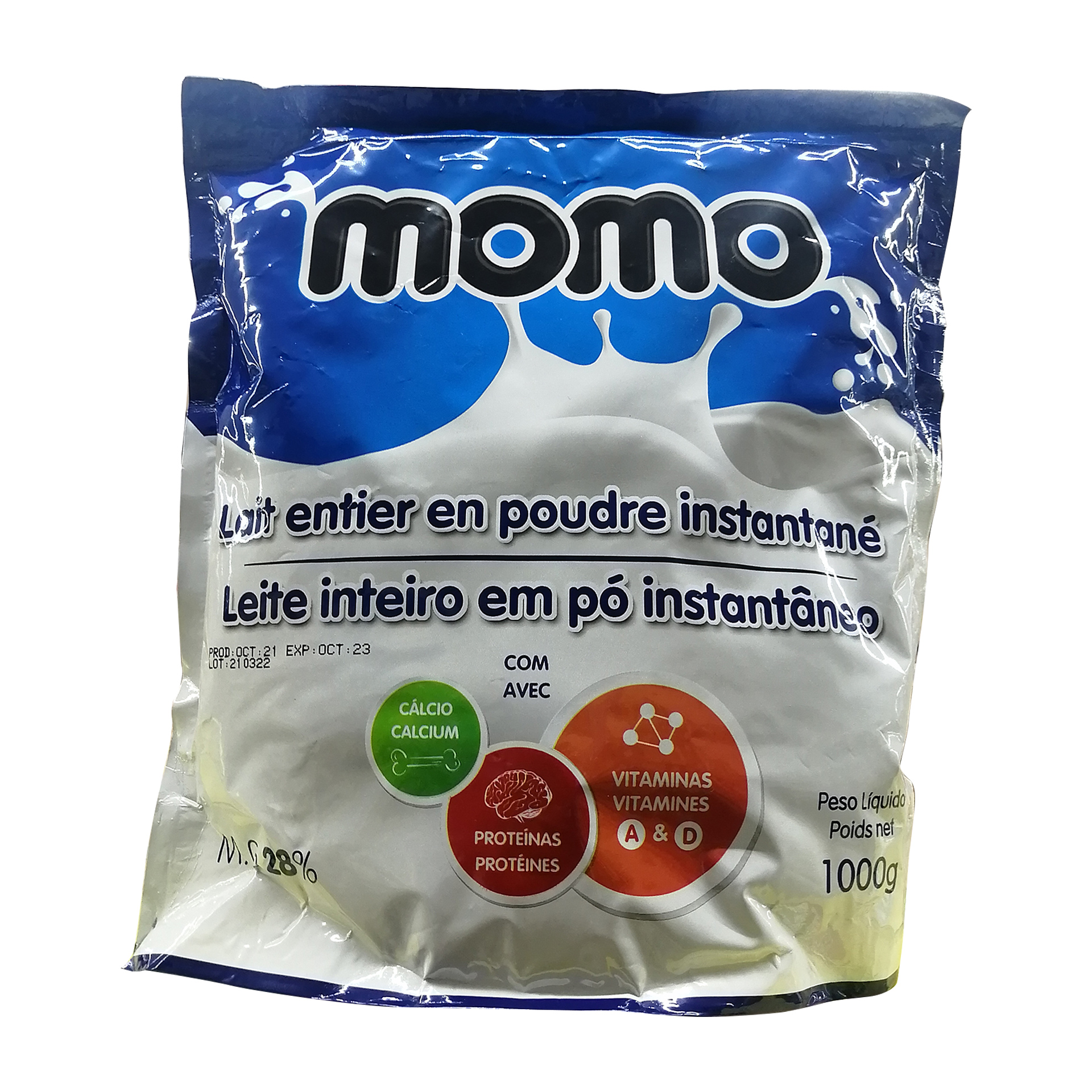 Leite em po momo pacote 1kg