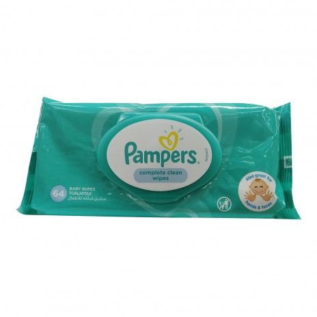 Toalhitas bebe pampers 64un fresh clean Toalhitas bebe pampers 64un fresh clean