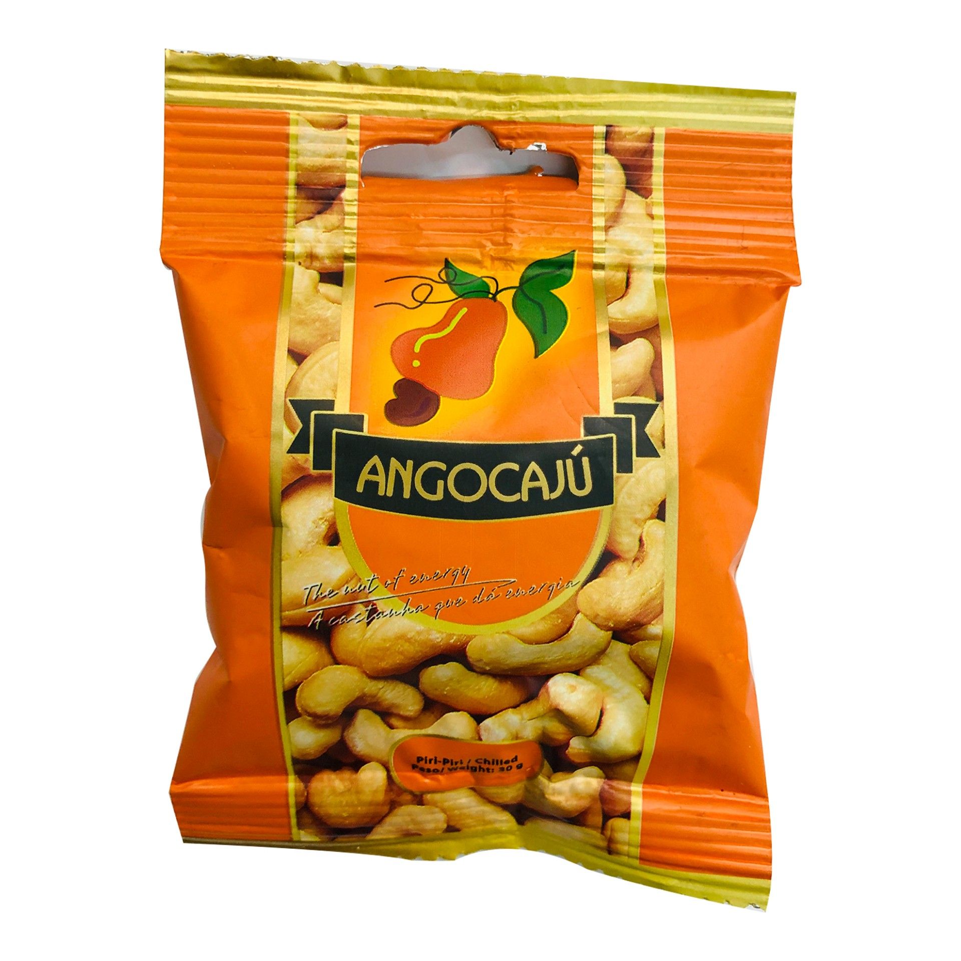 Aperitivo castanha caju 30gr c/piri-piri