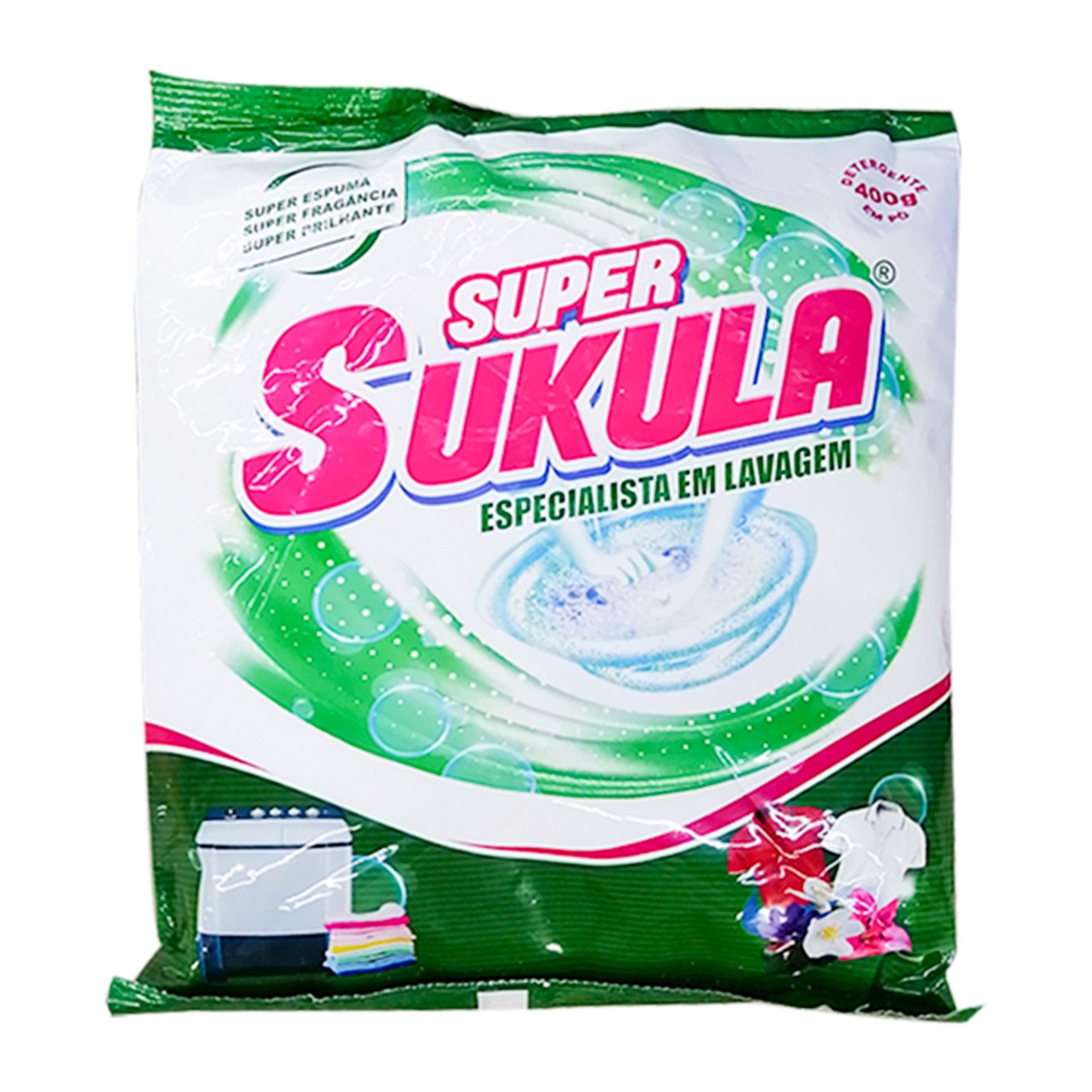 Deterg. roupa po super sukula powder 400gr