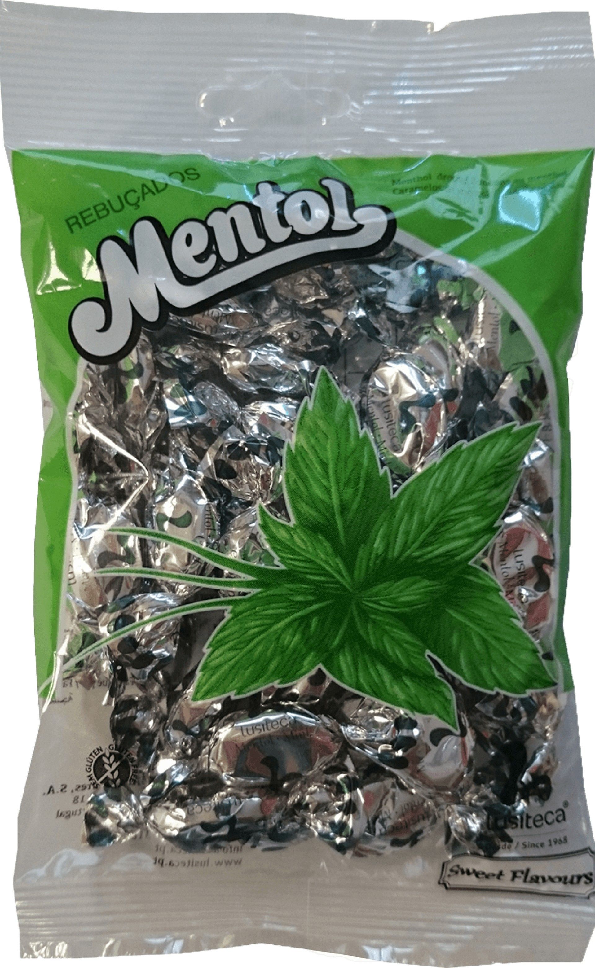 Rebuçados mentol lusiteca 100gr