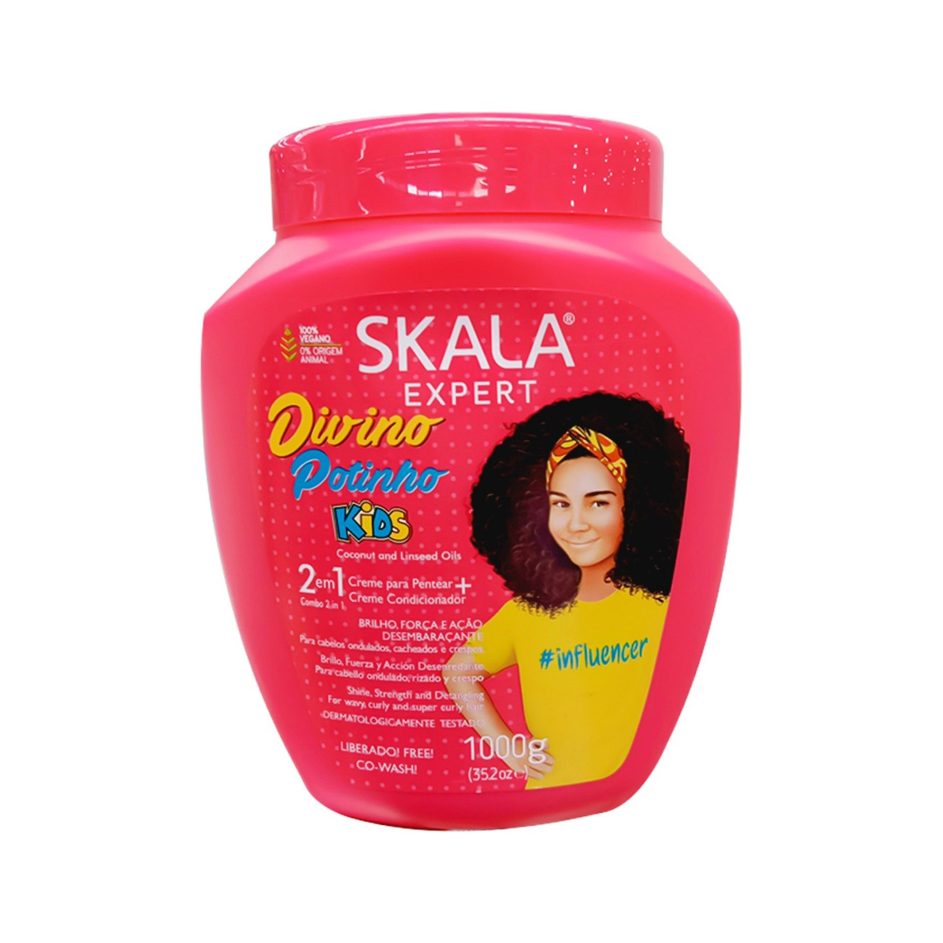 Creme capilar skala 1000gr kids divino pontinho