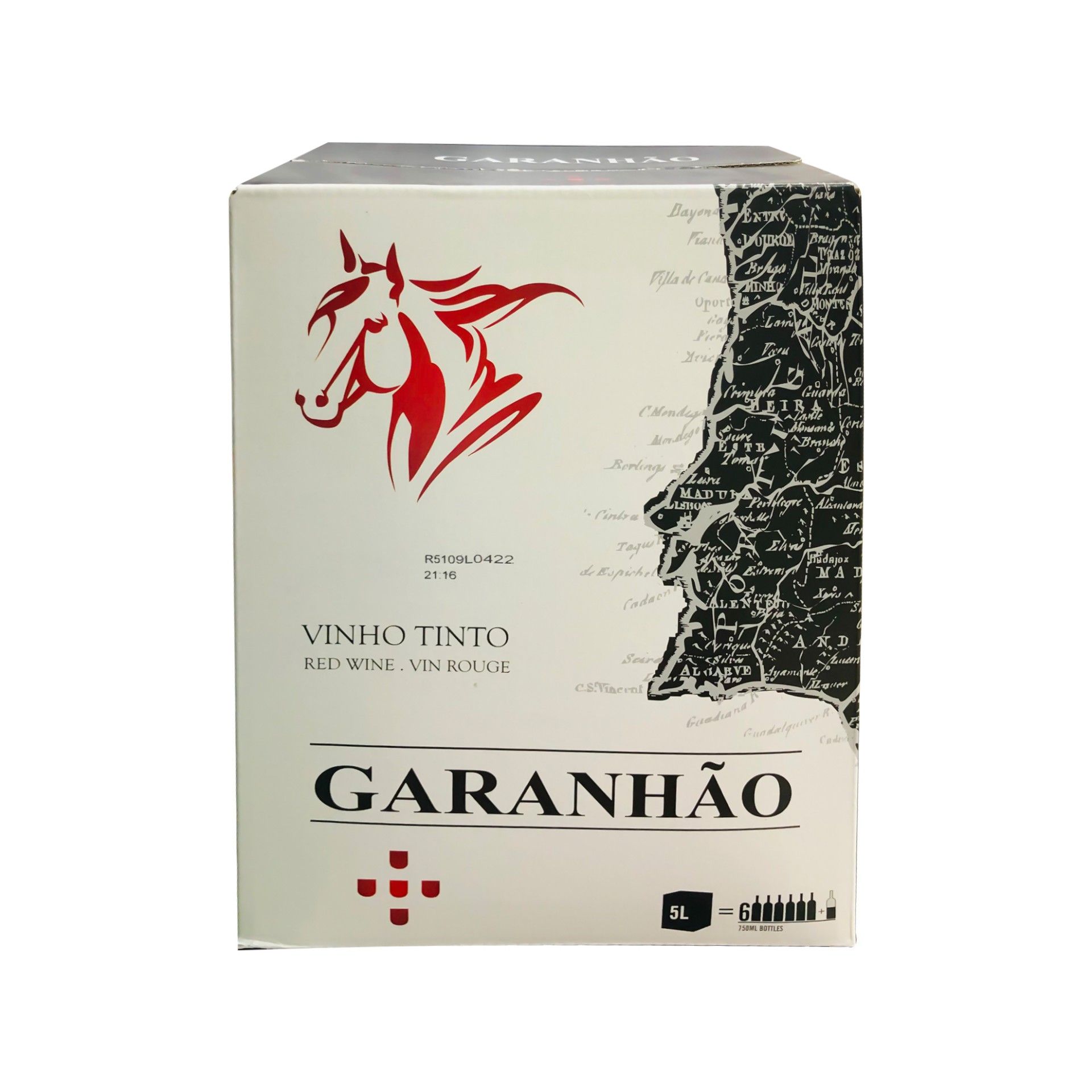 Vinho tinto garanhao bib 5l