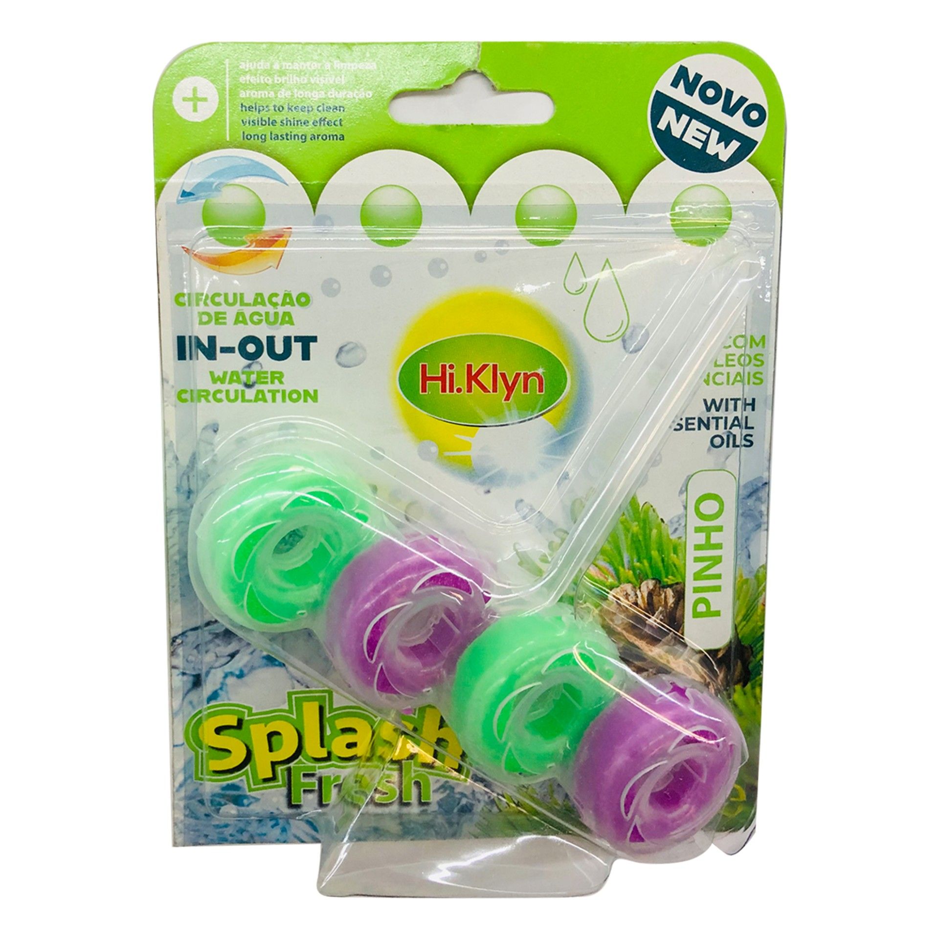 Bloco sanitario hi.klyn splash 40gr pinho