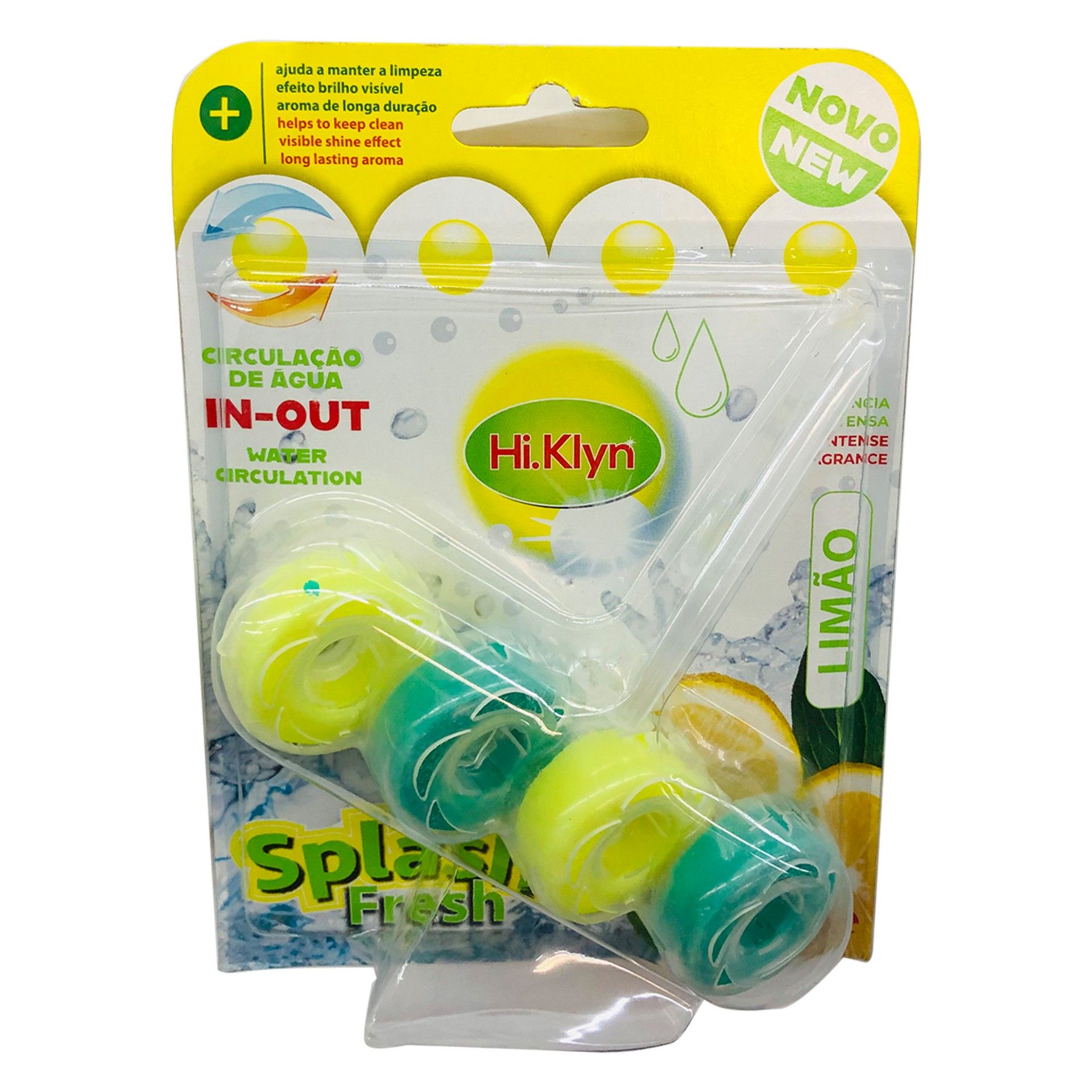 Bloco sanitario hi.klyn splash 40gr limao