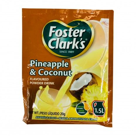 Sumo em po foster clark´s 20gr ananas/coco Sumo em po foster clark´s 20gr ananas/coco
