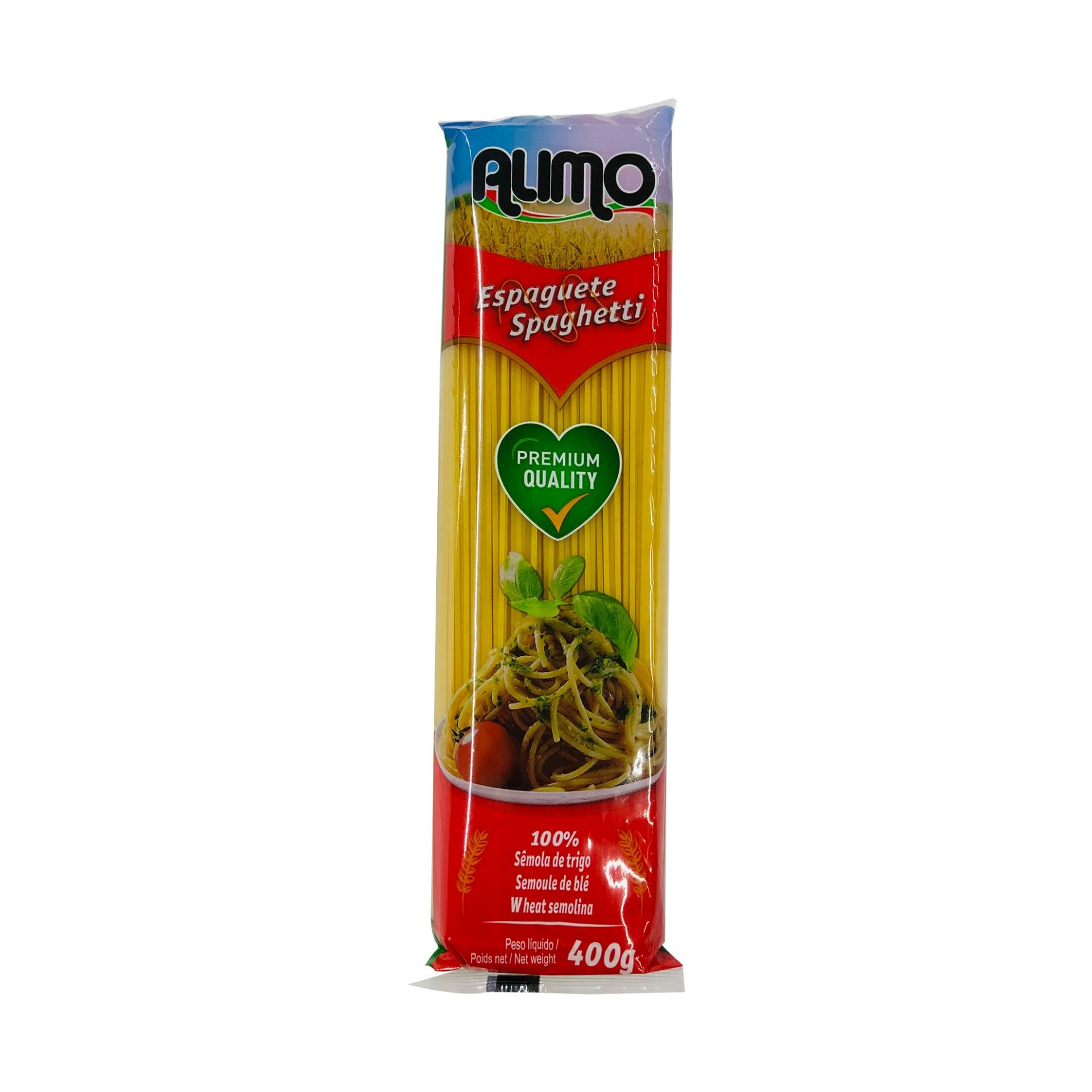 Massa esparguete alimo premium 400gr